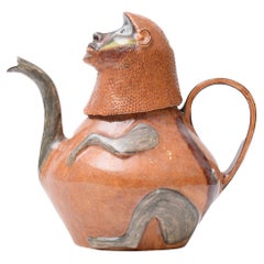 Ceramic Monkey Teapot , Hand  made in South Africa