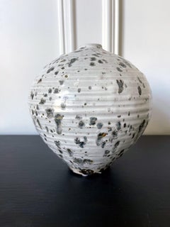 Ceramic Moon Jar Vase by Otto Heino