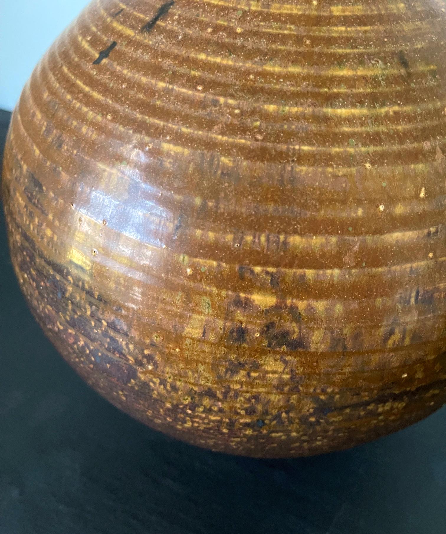 Ceramic Moon Jar Vase by Otto Heino For Sale 1