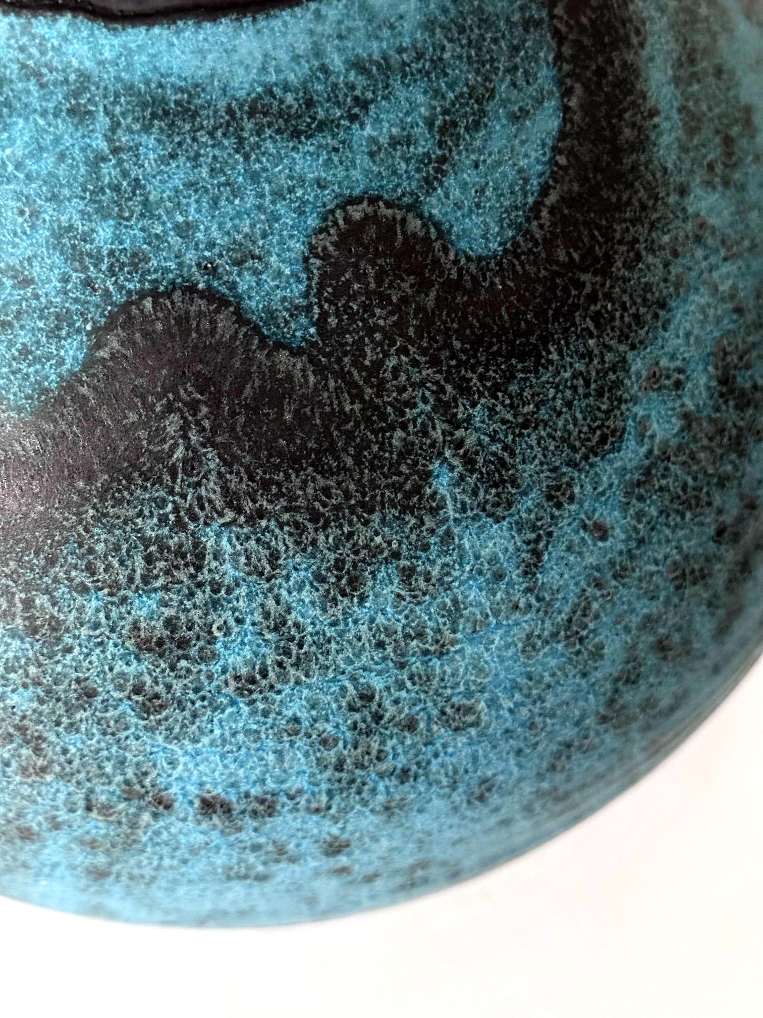 Keramik-Mondgefäß aus Keramik mit Robin Egg Blue-Glasur von Otto Heino im Angebot 5