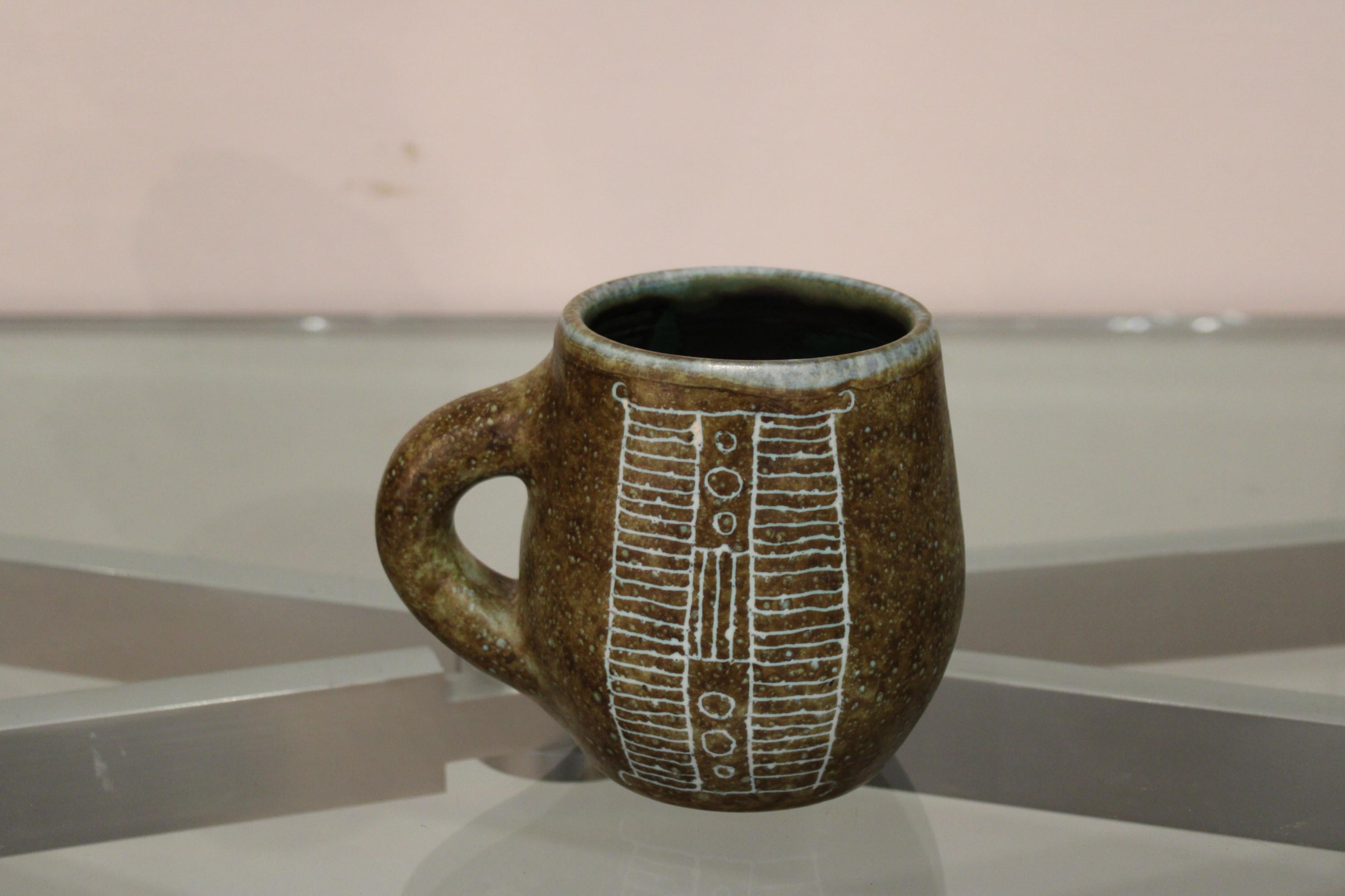 Ceramic mug by Michelle and Jacques Serre called 