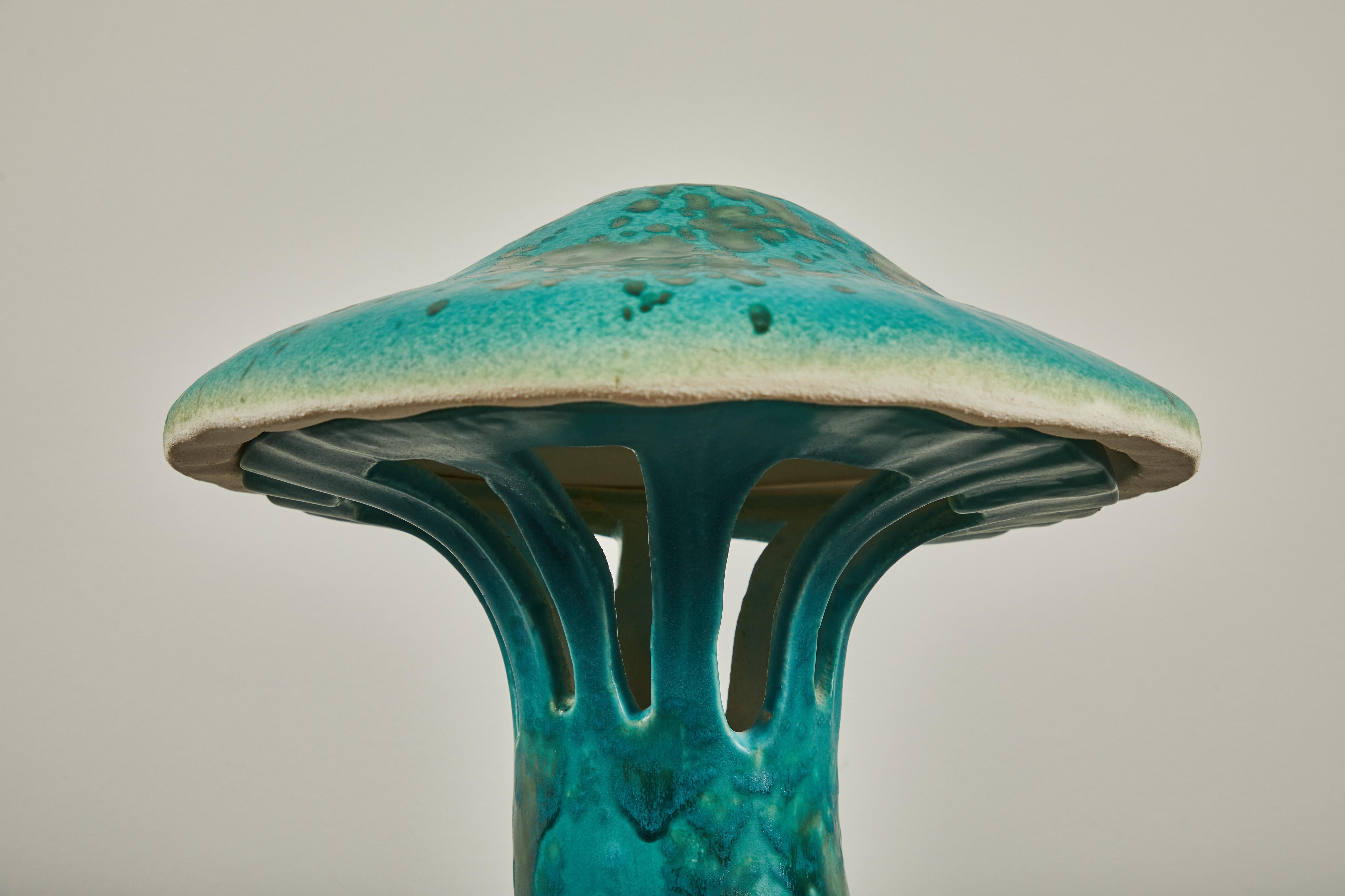 Contemporary Ceramic Mushroom Table Lamp by Atelier MVM