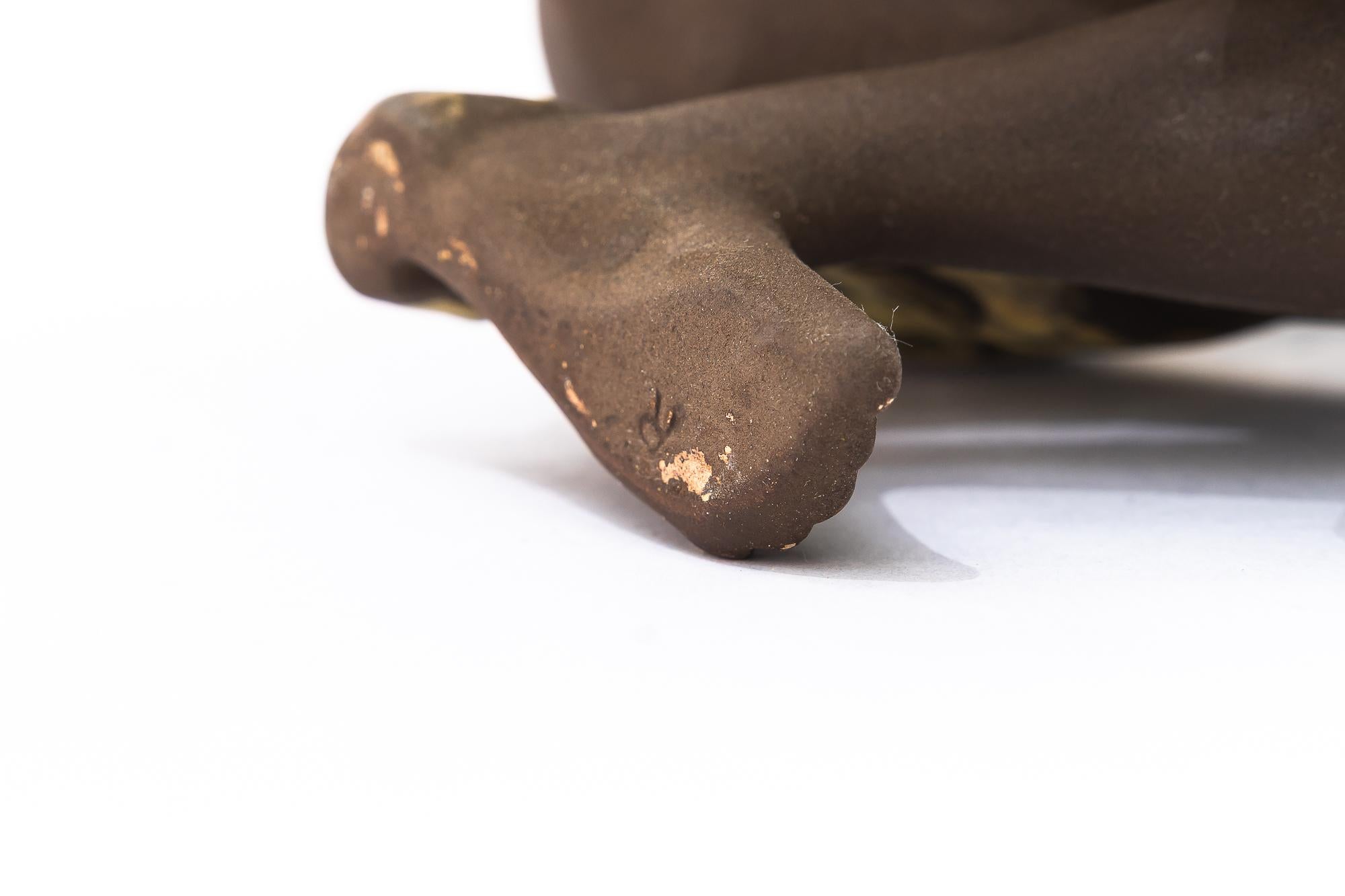 Escultura cerámica de mujer desnuda viena hacia los años 70 en venta 6