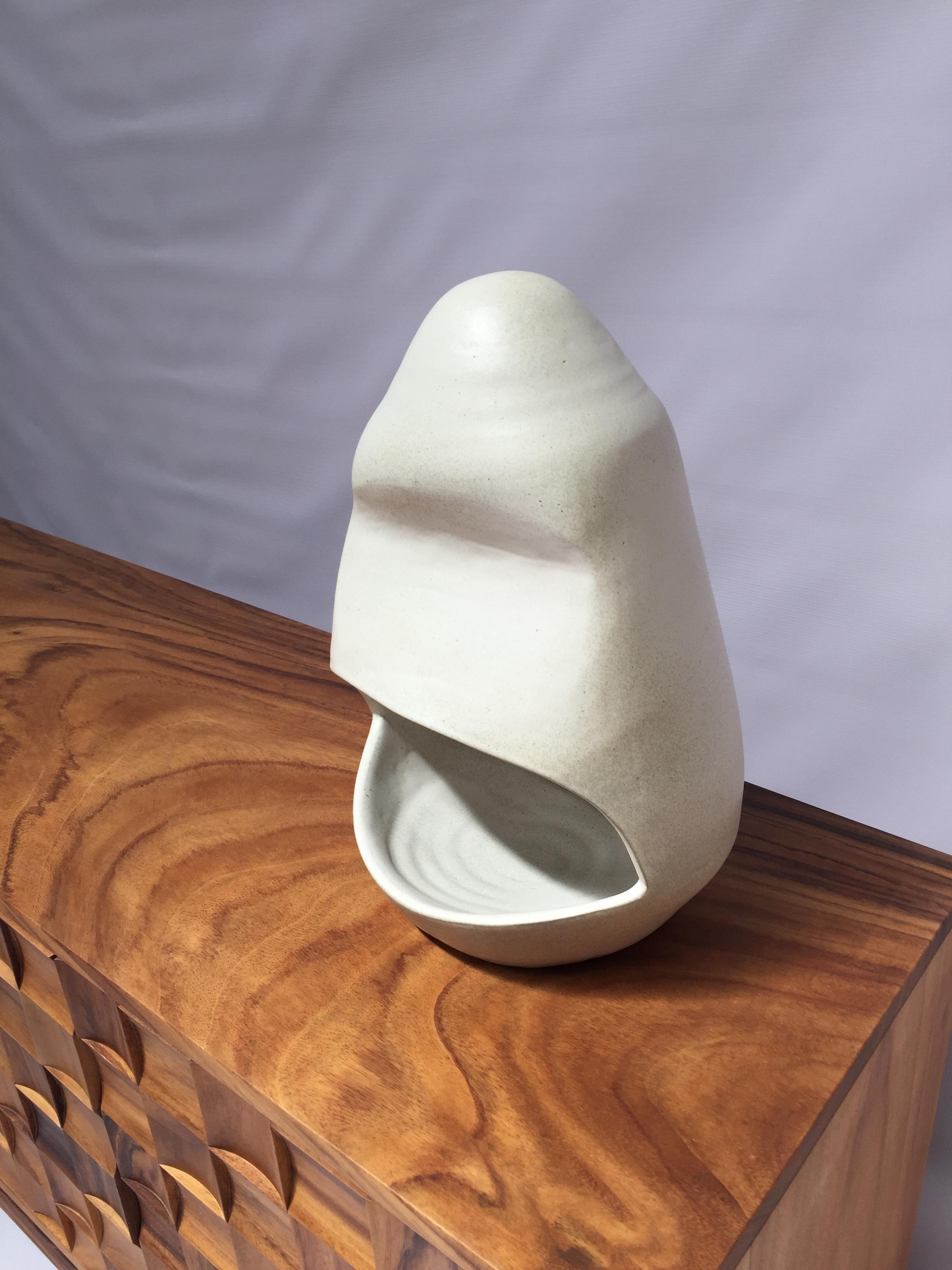 Modern Ceramic “Nun” Sculpture by Gabriela Valenzuela-Hirsch For Sale