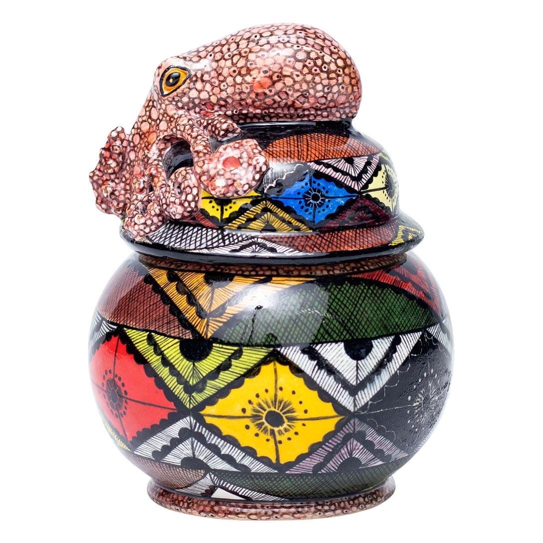 Ceramic Octupus Jewelry Box  , hand made in South Africa For Sale 2