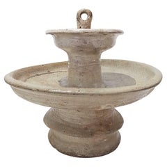 Antique Ceramic Lamp, Thailand, 15th Century