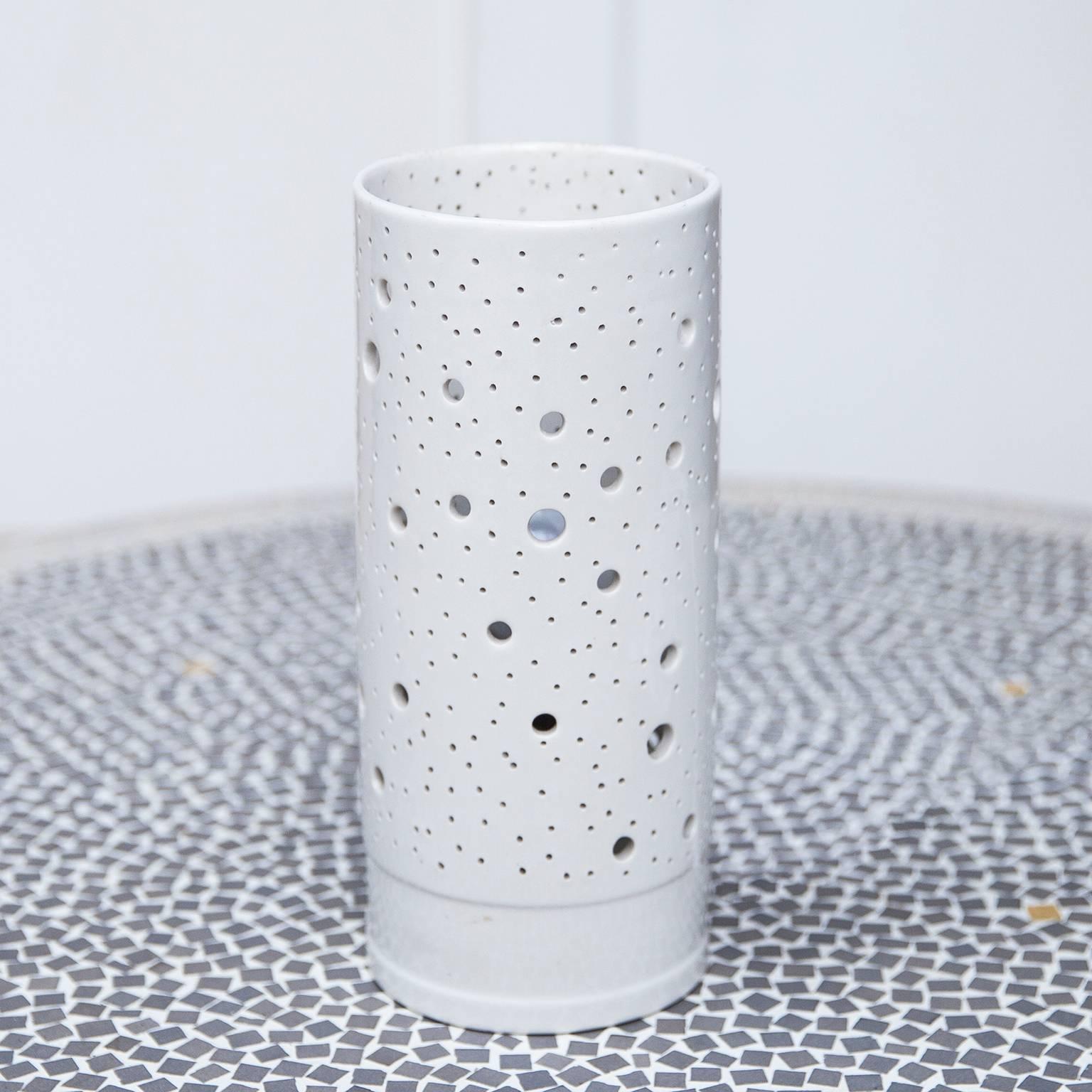 Ceramic lamp with holes 2025