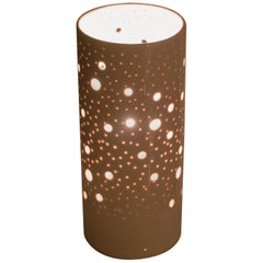 Ceramic Op Art Table Lamp by Peter Müller for Sgrafo Modern, 1960s