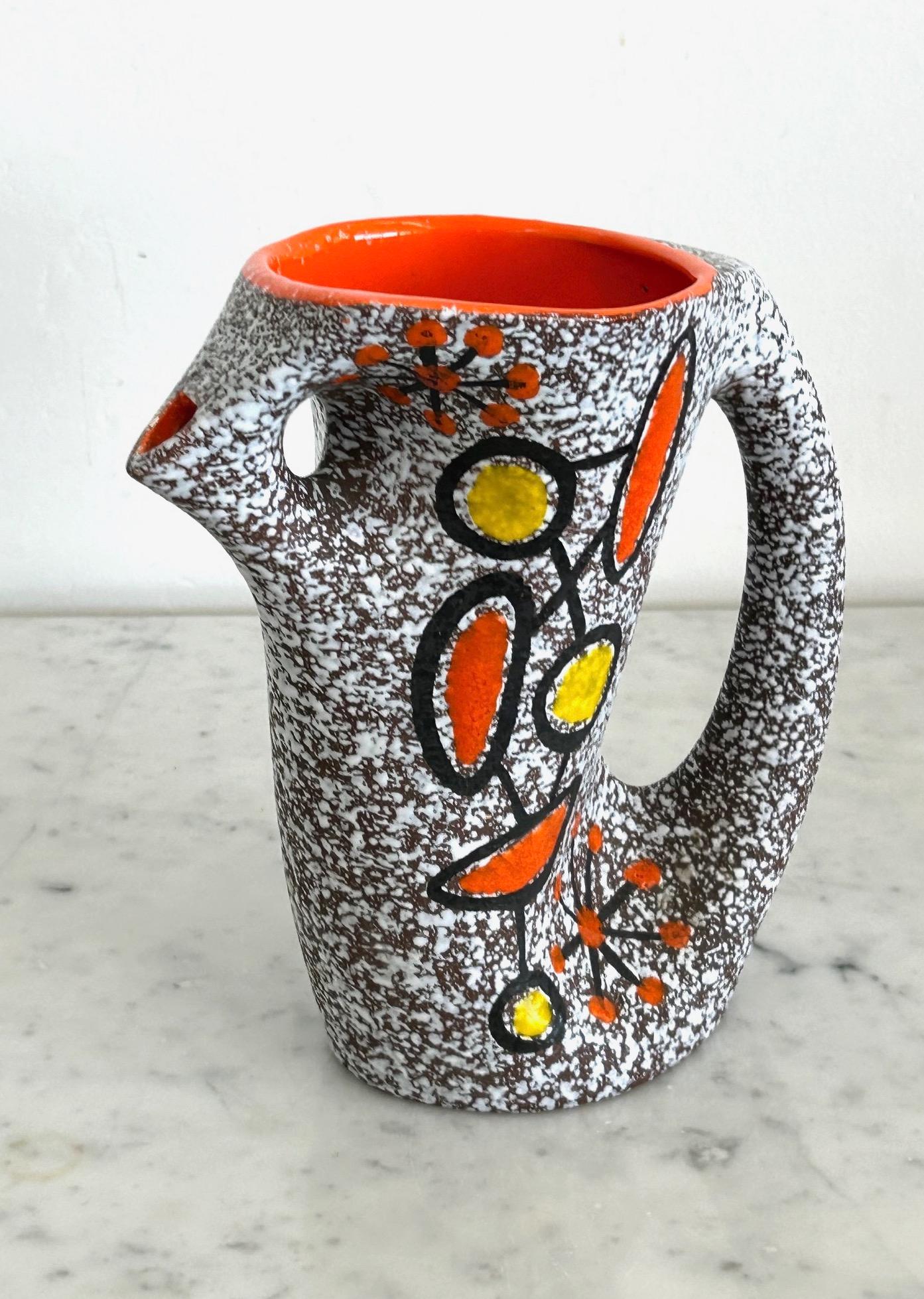 Keramik-Orangeade-Set von Dominique Marino, Le Vaucour, Vallauris, um 1960 im Angebot 9