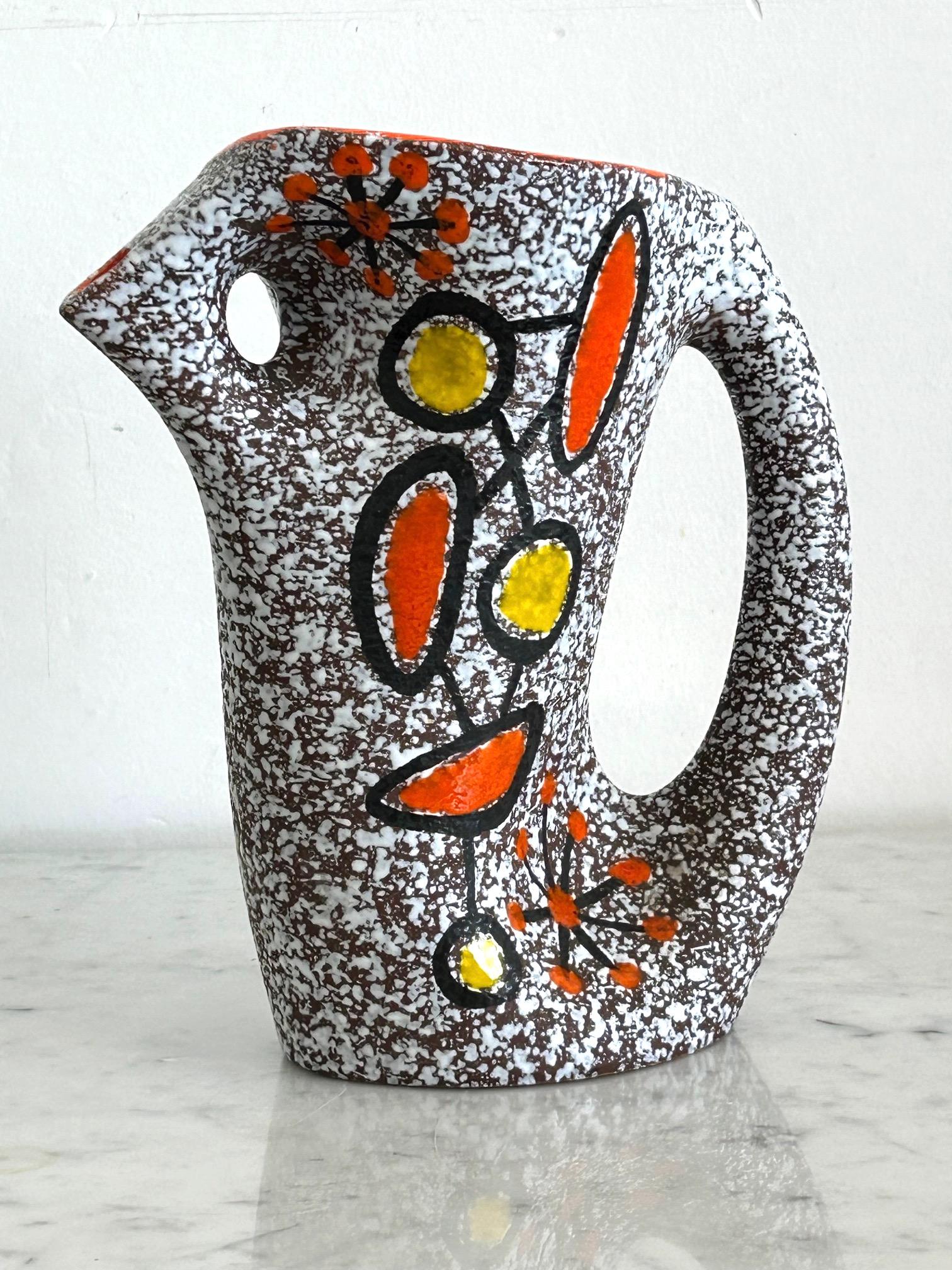 Keramik-Orangeade-Set von Dominique Marino, Le Vaucour, Vallauris, um 1960 (20. Jahrhundert) im Angebot