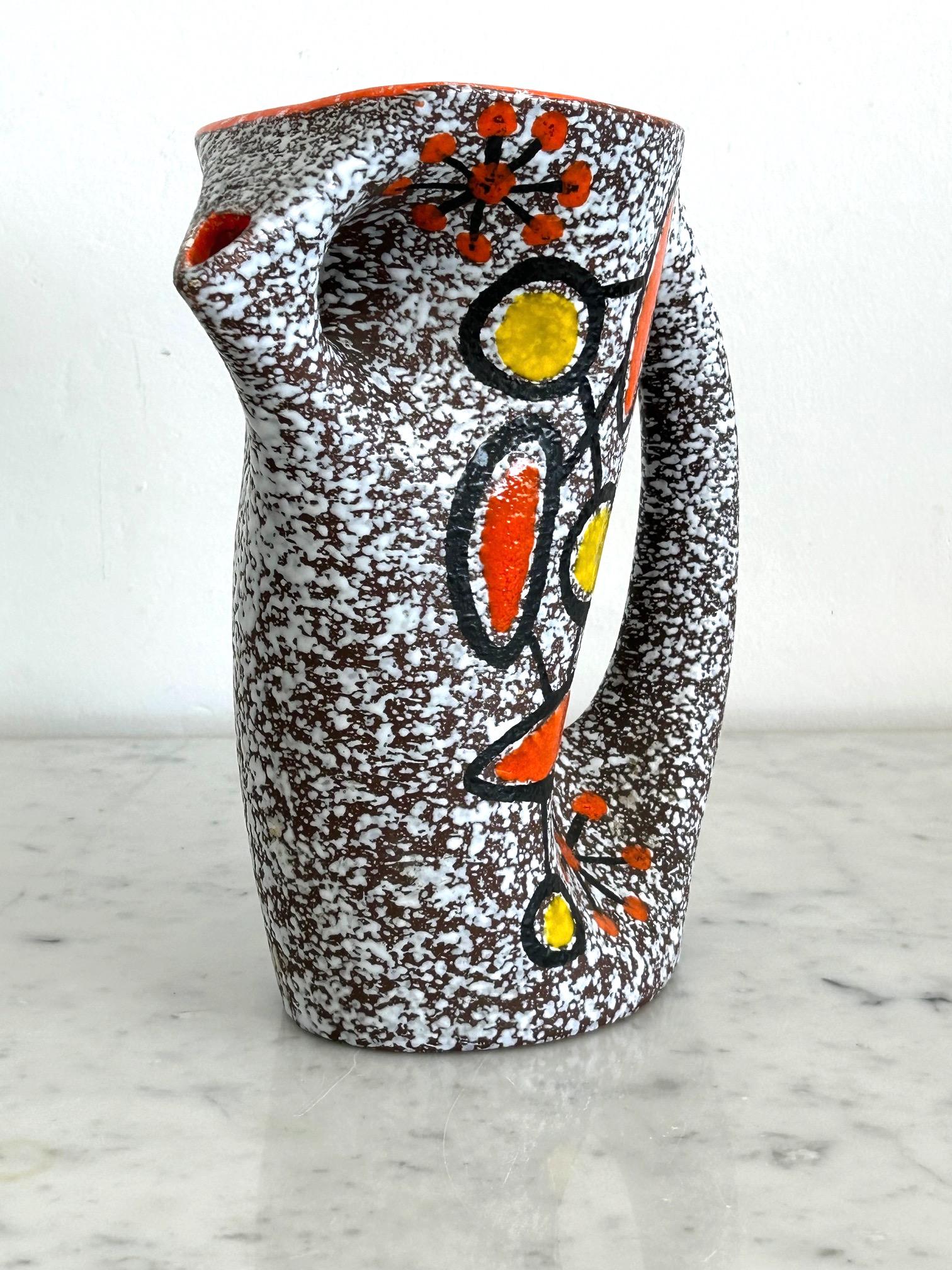 Keramik-Orangeade-Set von Dominique Marino, Le Vaucour, Vallauris, um 1960 im Angebot 1