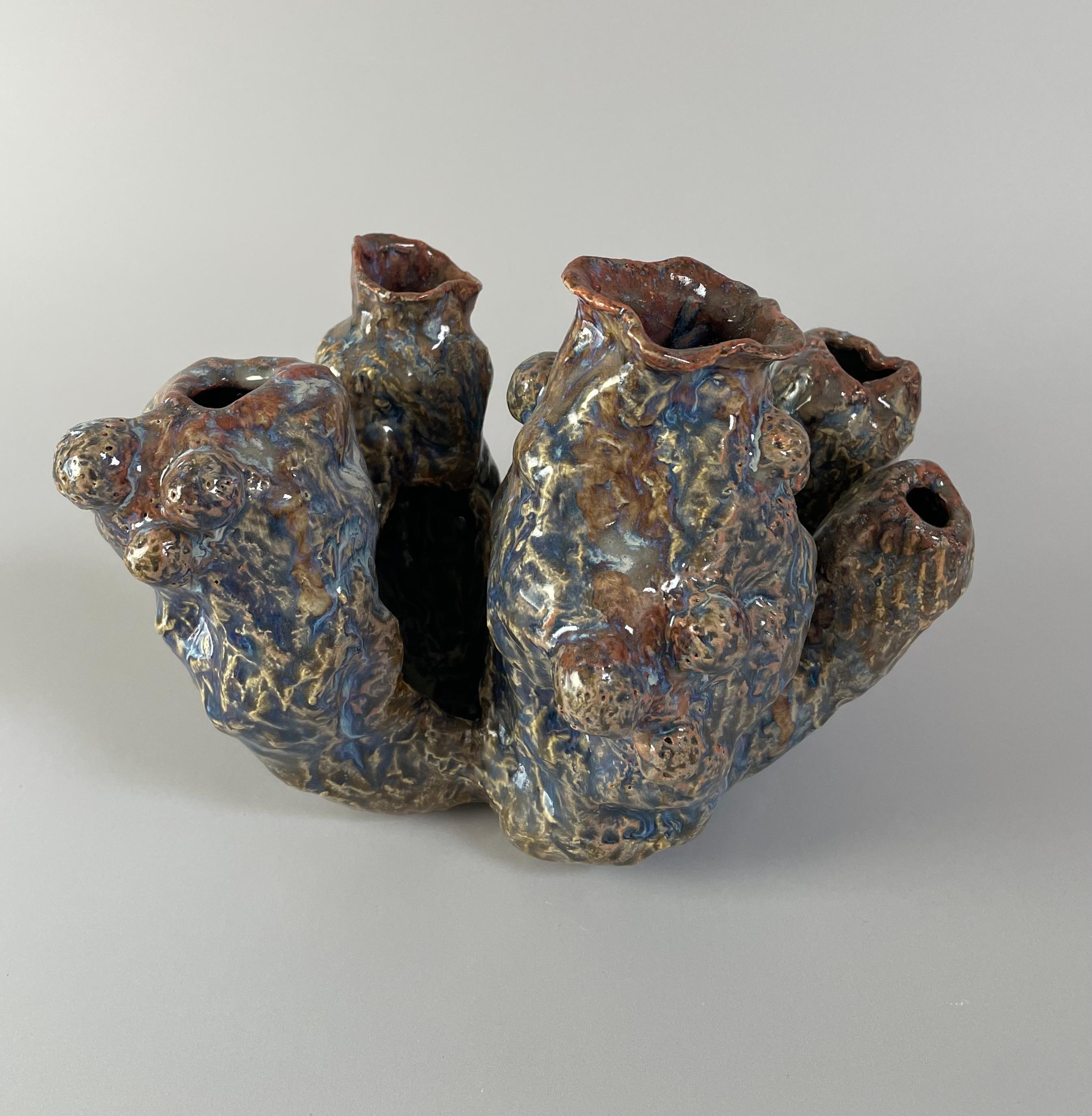 Keramik Organisches Korallenform-Skulptur-Objekt (amerikanisch) im Angebot