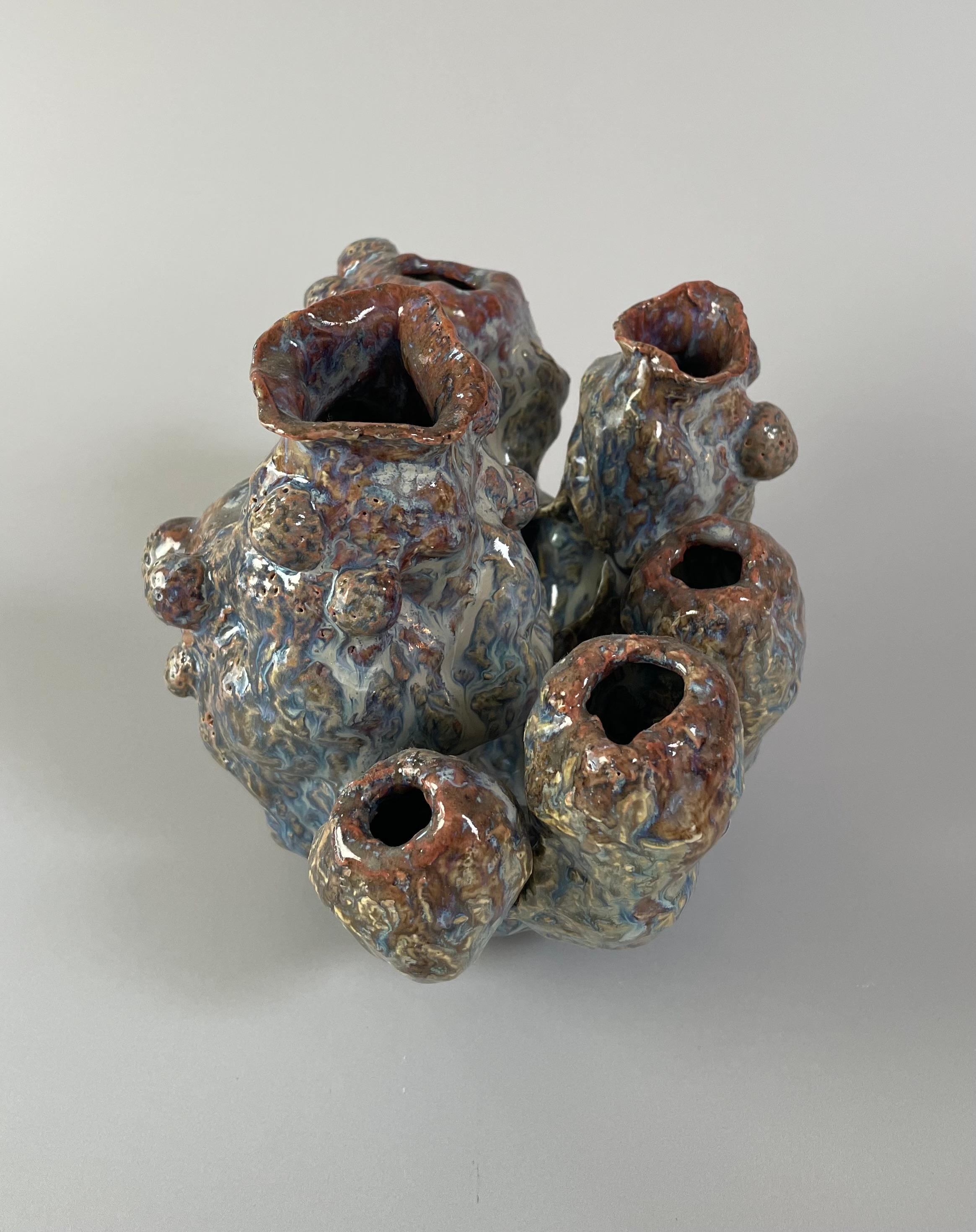 Keramik Organisches Korallenform-Skulptur-Objekt (Gebrannt) im Angebot