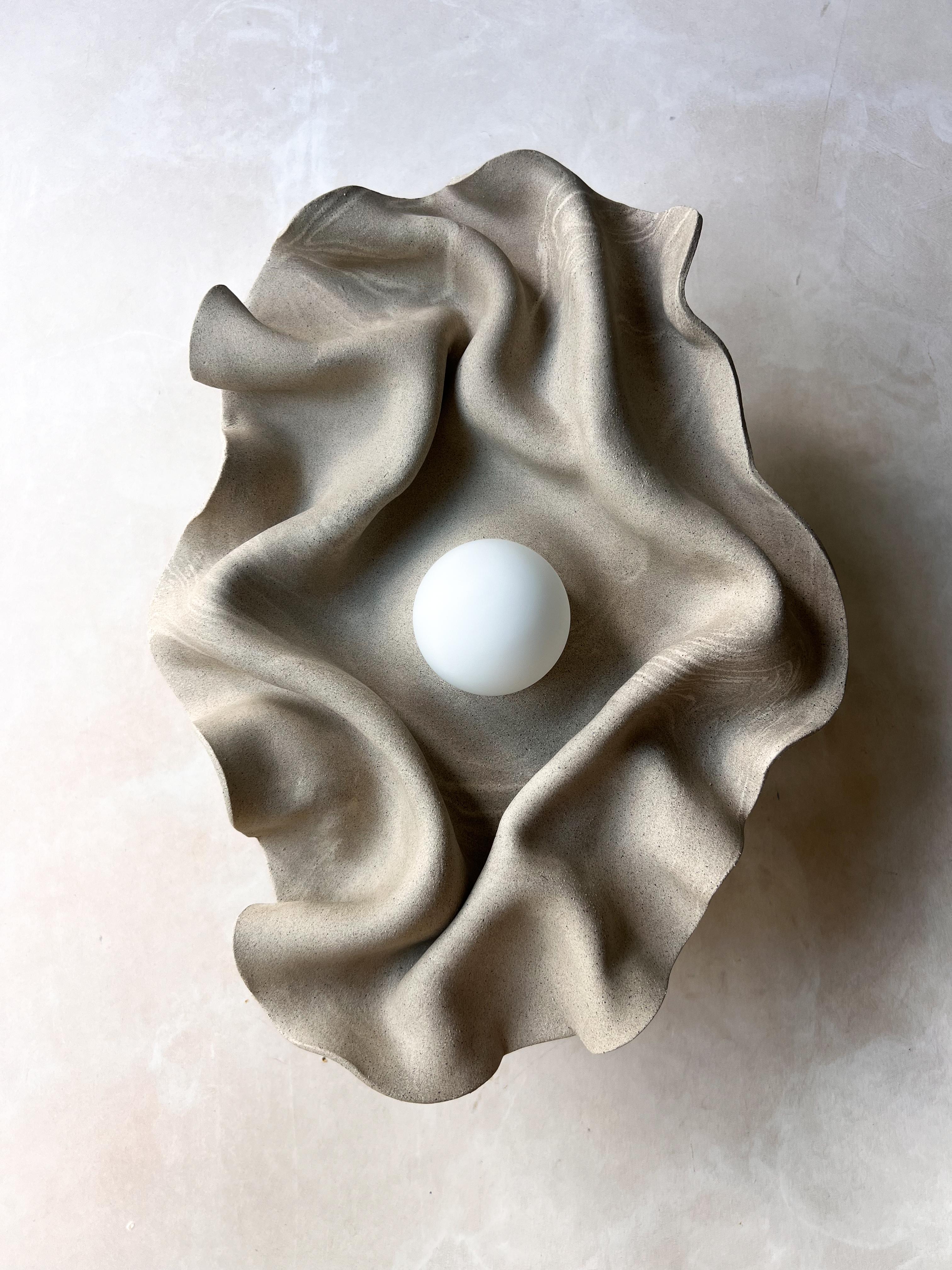 Americano Ceramica organica  applique scultorea moderna