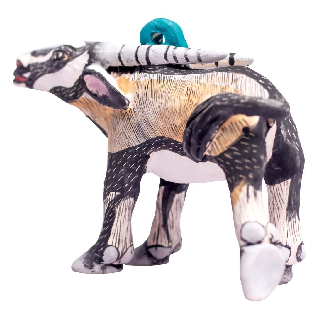 Hand-Painted Ceramic Oryx  Ornament  , hand made in South Africa
