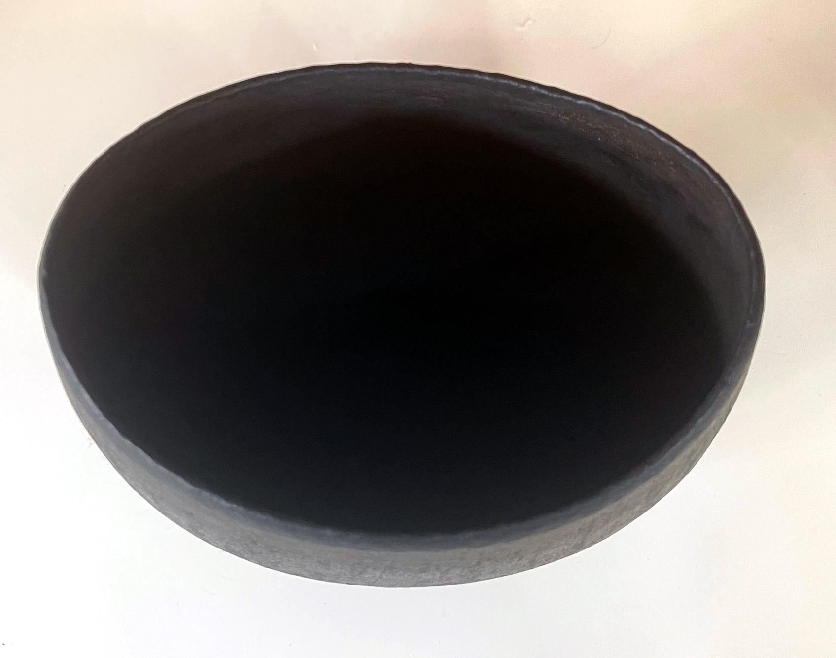 Ceramic Oval Vessel by British Studio Potter John Ward For Sale 2