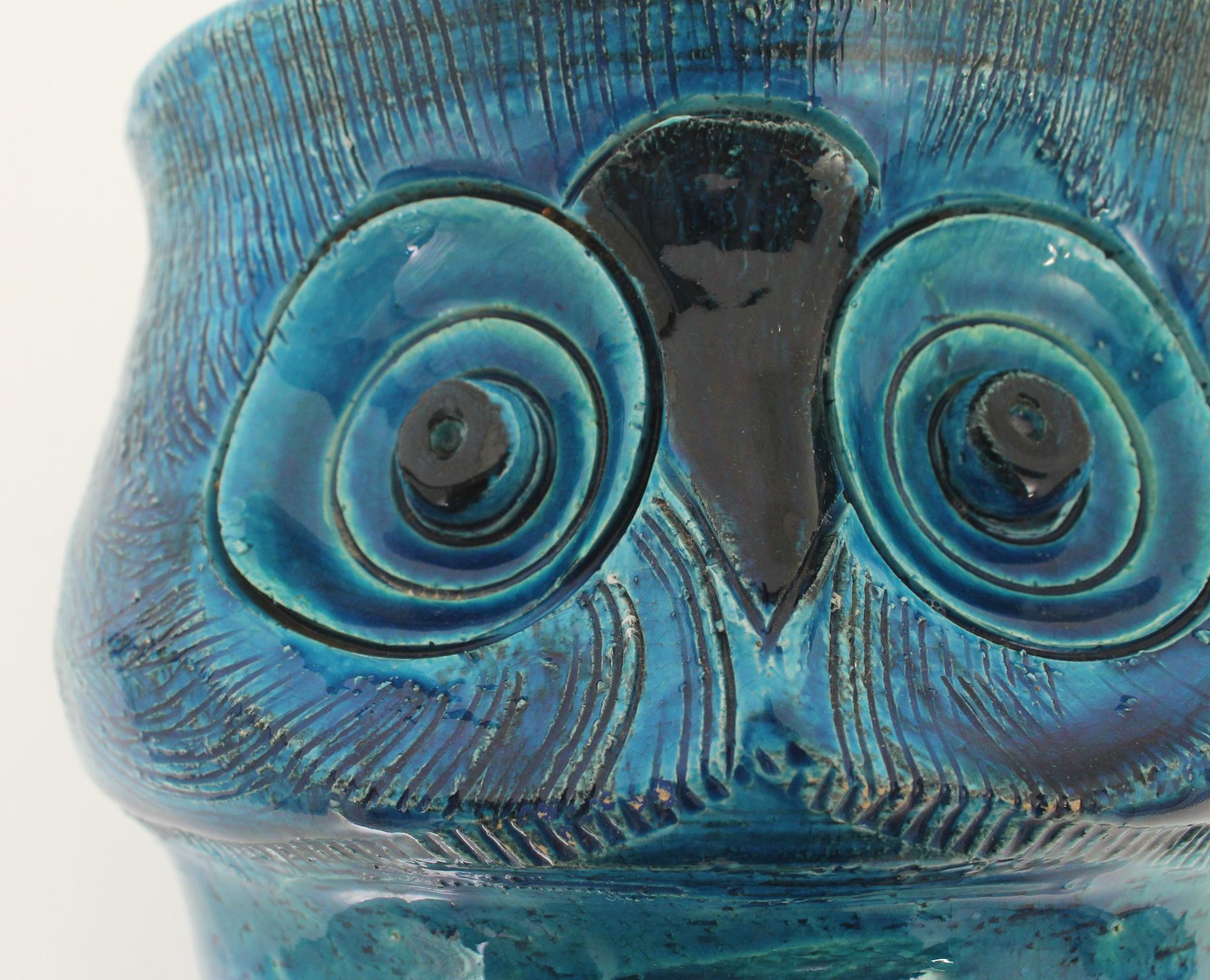 Keramik Eule aus Keramik von Aldo Londi für Bitossi, Italien, 1960er Jahre im Angebot 1