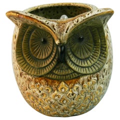 Veilleuse hibou en céramique