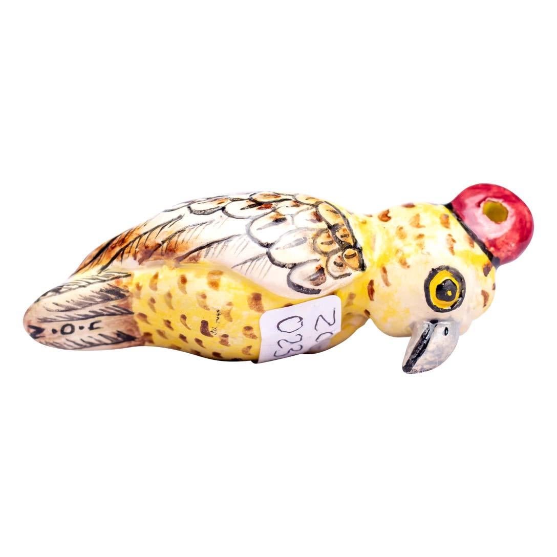Contemporary Ceramic Owl Ornament  , hand made in South Africa