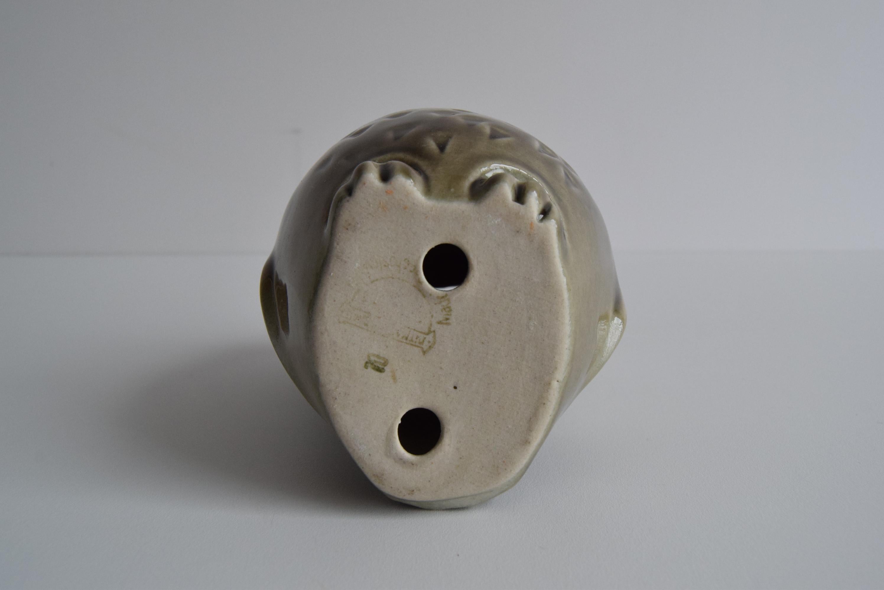 Cofre del tesoro búho de cerámica de Ditmar Urbach, década de 1960. en venta 3