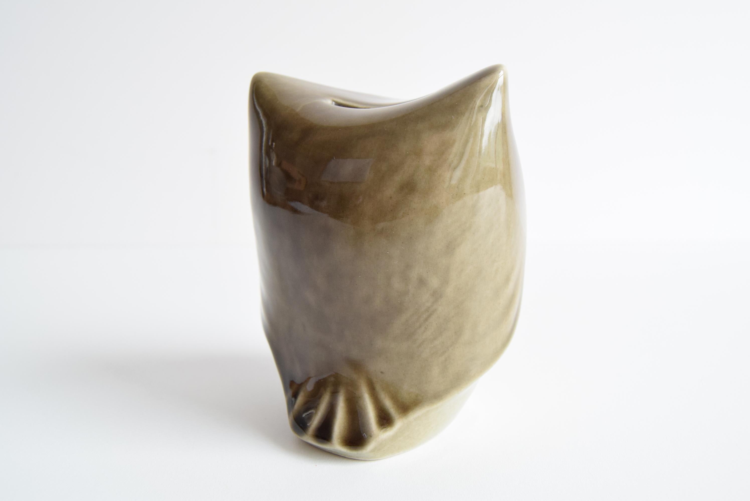 Cofre del tesoro búho de cerámica de Ditmar Urbach, década de 1960. Cerámico en venta