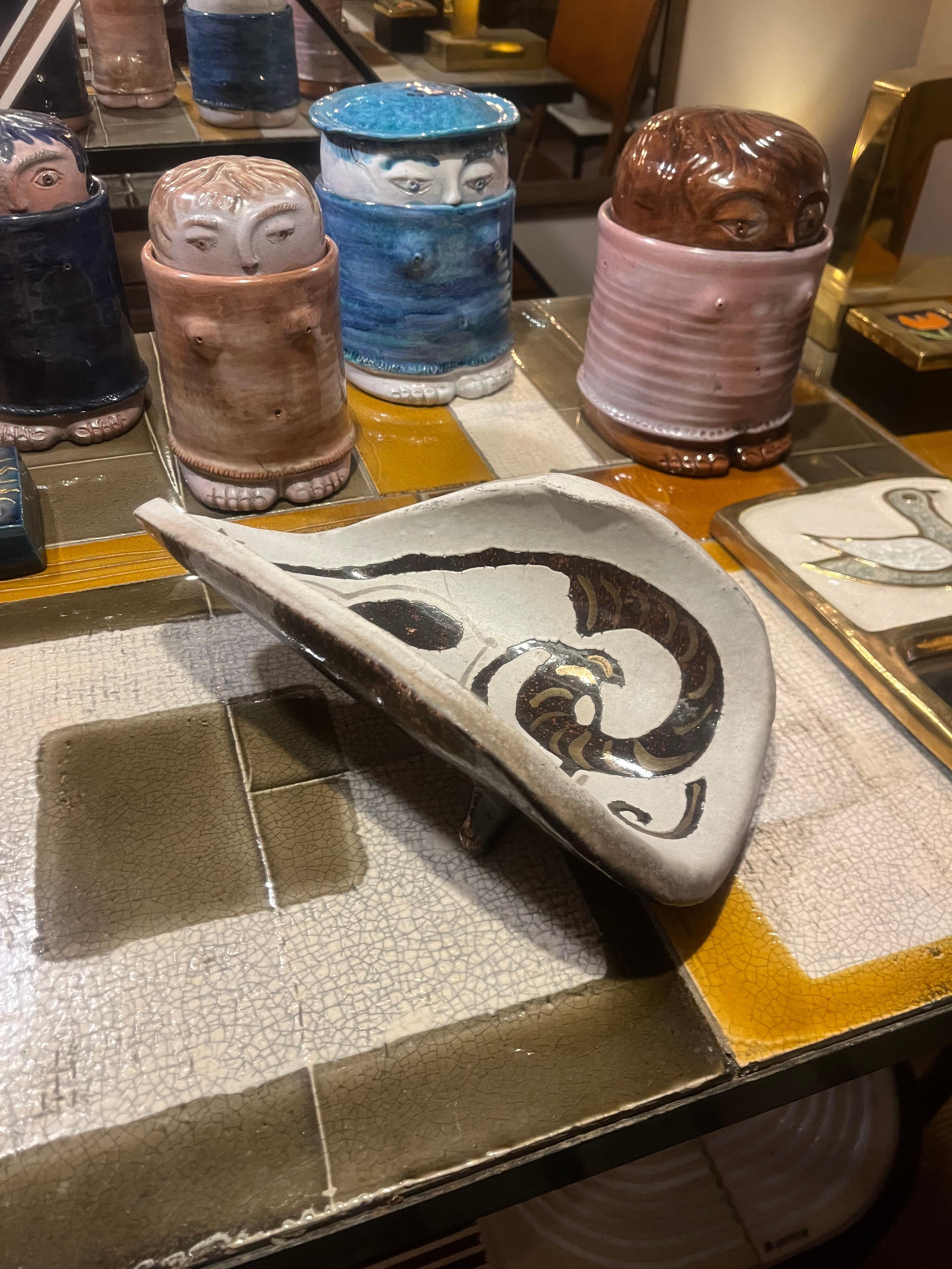 Búho de cerámica vide-poche de Accolay
perfecto estado