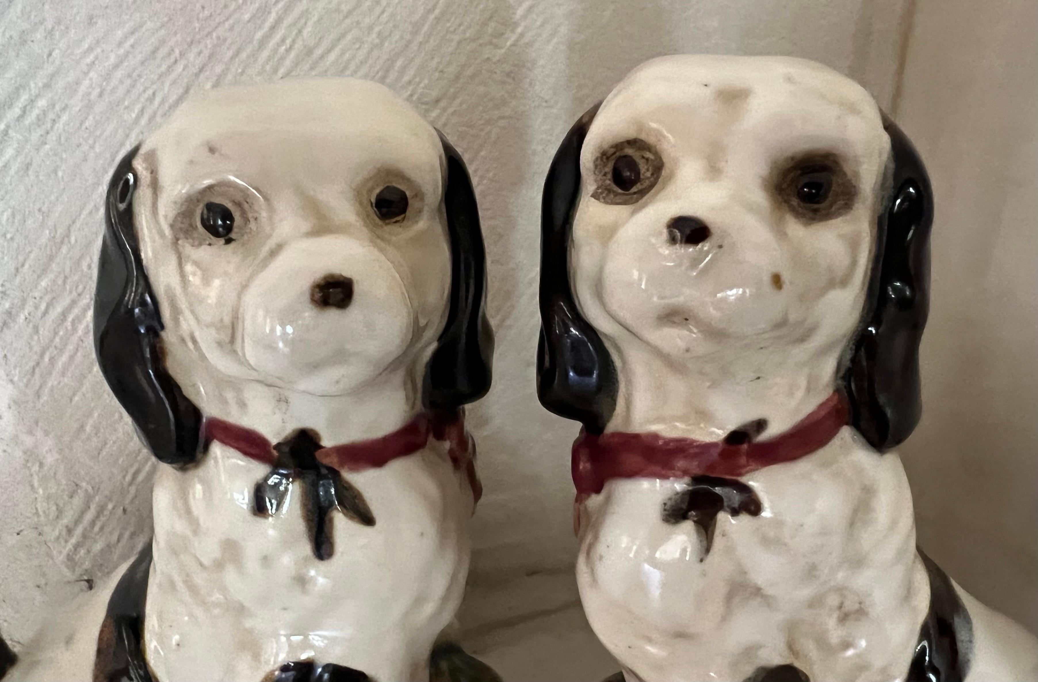 staffordshire dog bookends