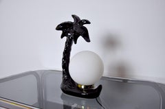 Ceramic "Palm tree" Lamp 1970