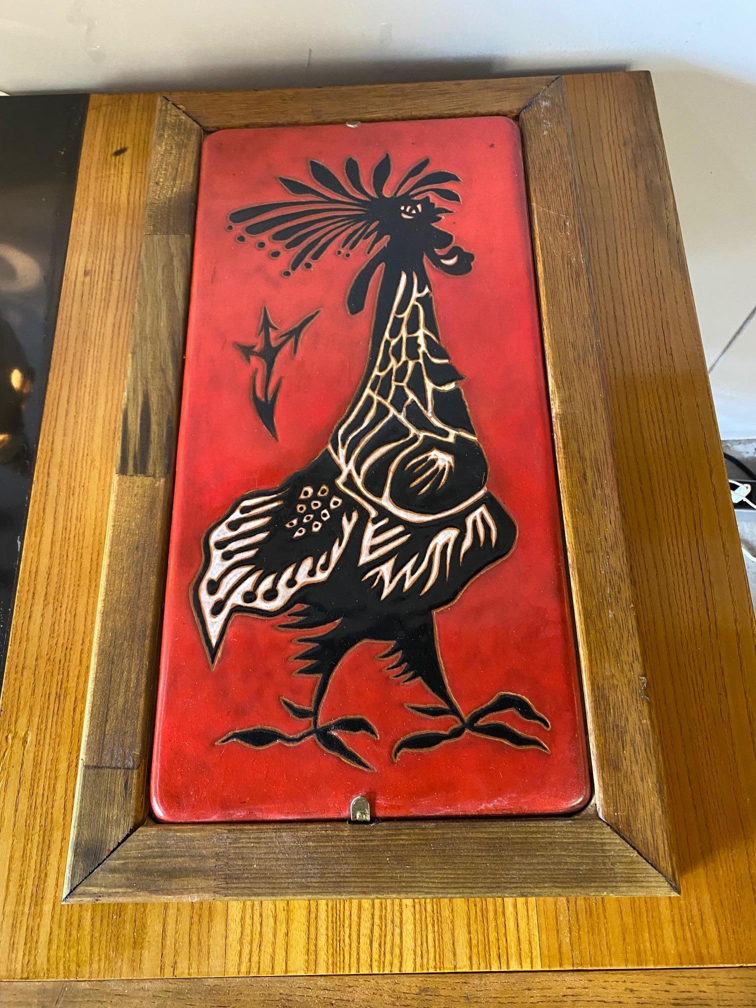 French Ceramic Panel by Jean Lurçat, Sant Vicens, France, 1952-65 For Sale