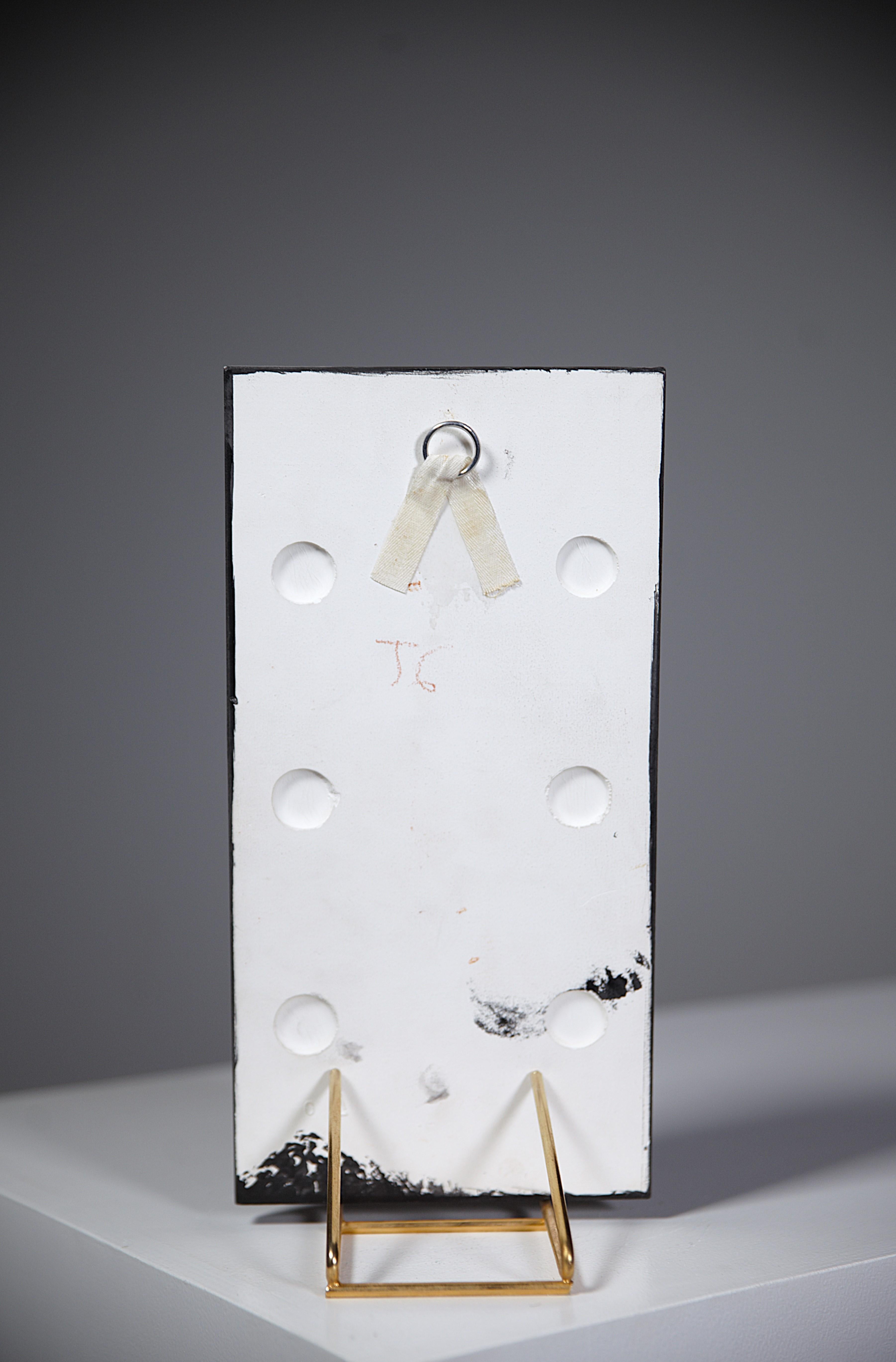 Mid-20th Century Ceramic Panel by Roger Capron Vallauris France 1960s For Sale