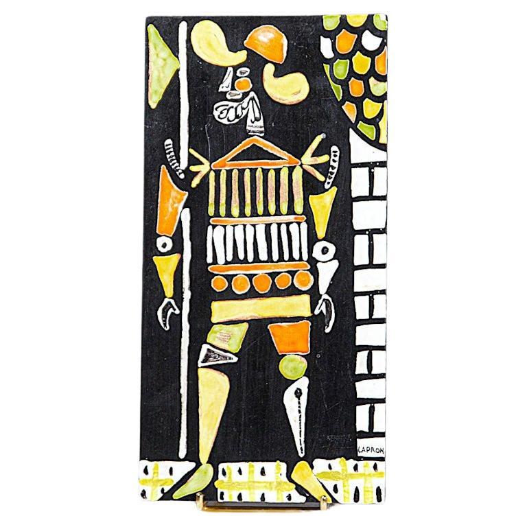 Panneau en céramique de Roger Capron Vallauris, France, années 1960