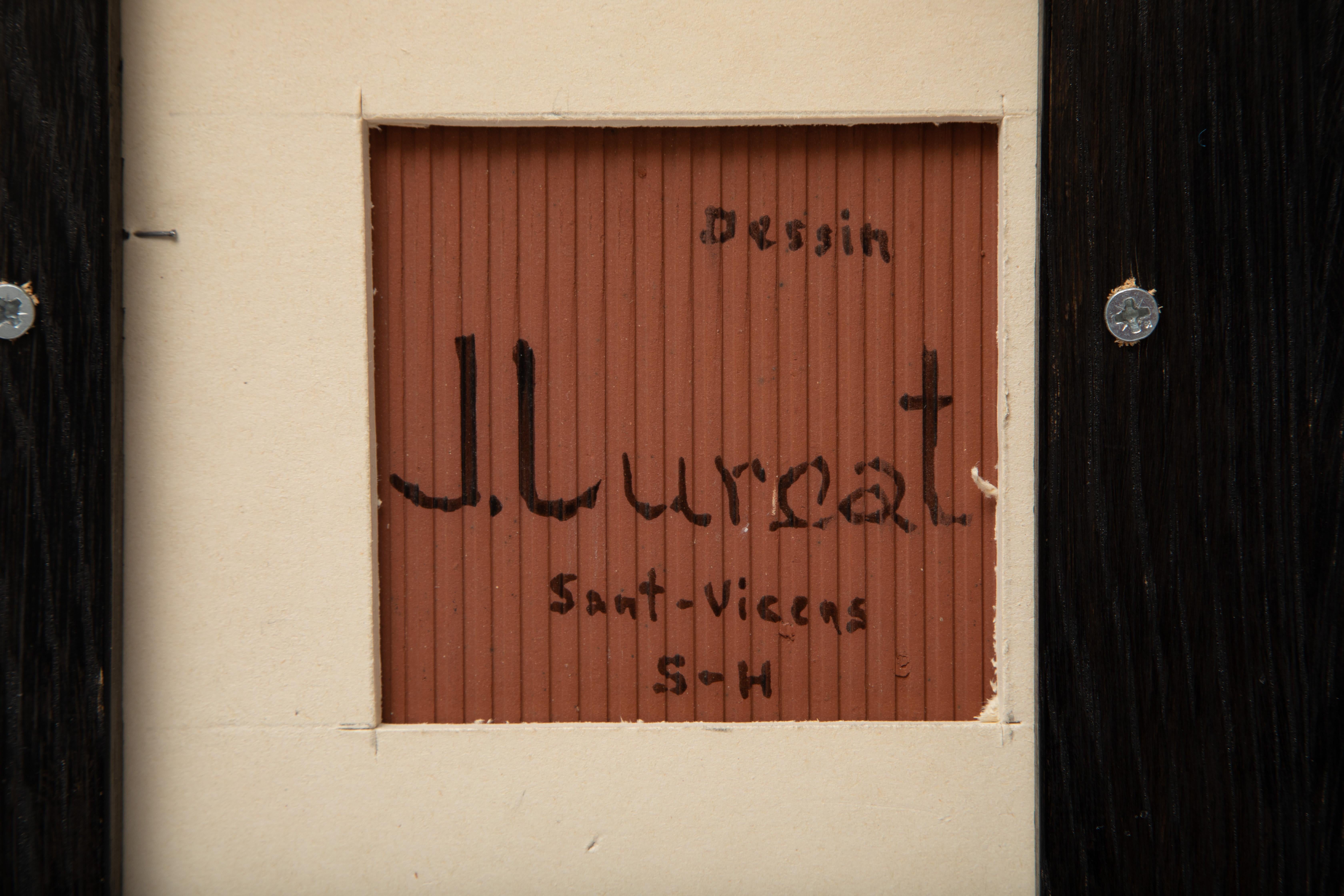 Mid-Century Modern Ceramic Panel Wall Plaque by Jean Lurçat, Sant Vicens, France, 1952-65 For Sale
