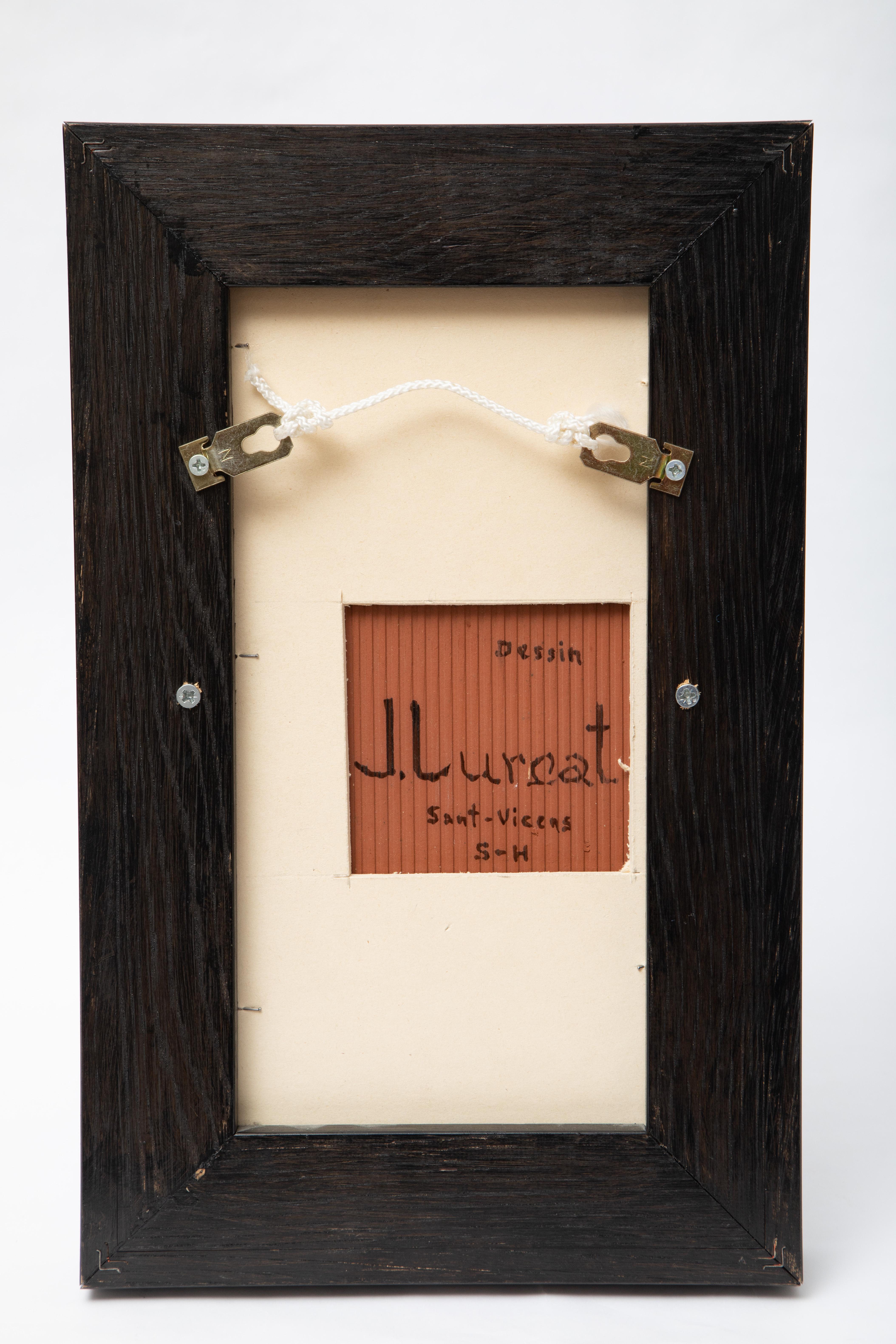 Ceramic Panel Wall Plaque by Jean Lurçat, Sant Vicens, France, 1952-65 In Good Condition For Sale In West Palm Beach, FL