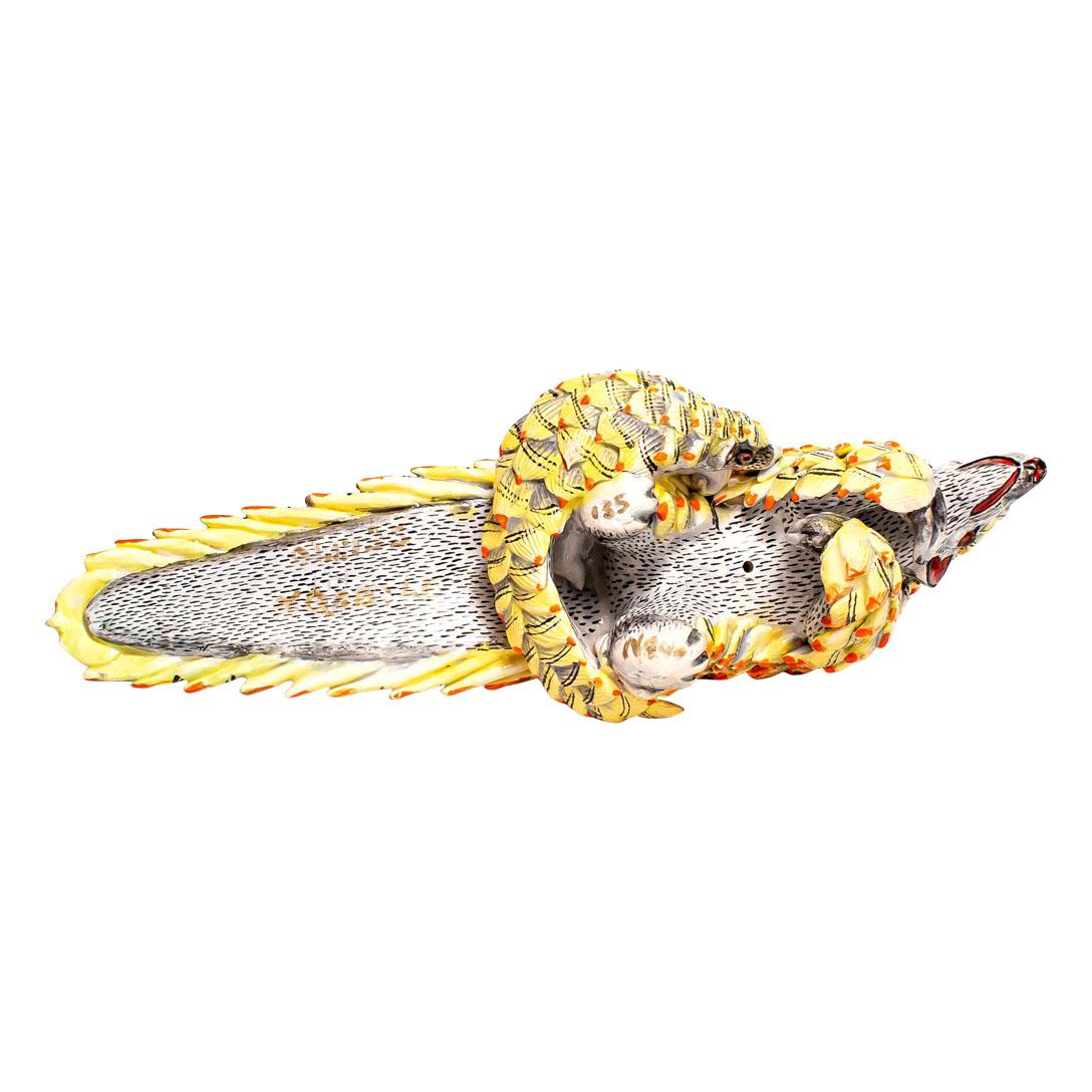 South African Ceramic  Pangolins Sculpture , hand made in South Africa