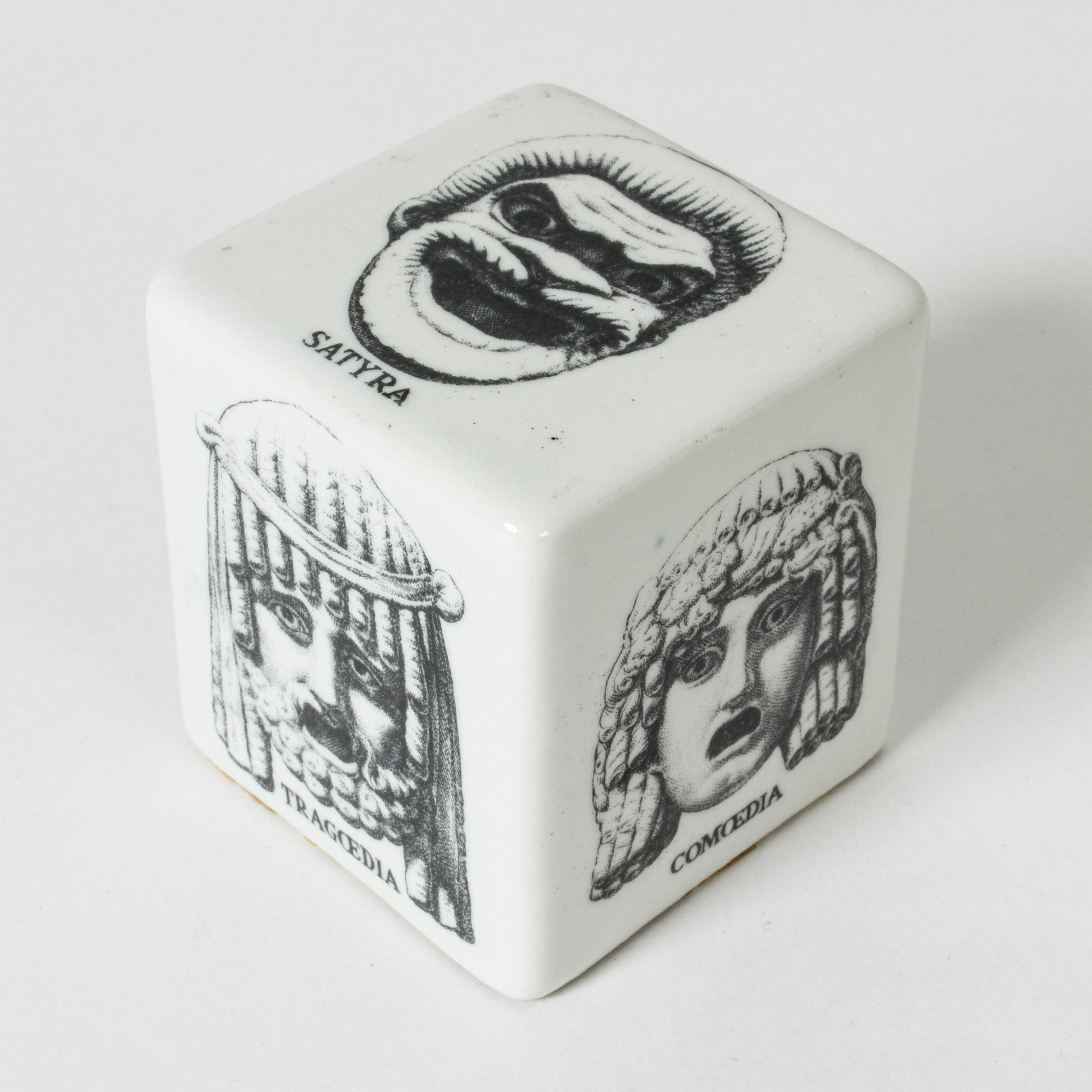 Mid-Century Modern Ceramic Paper Weight by Piero Fornasetti