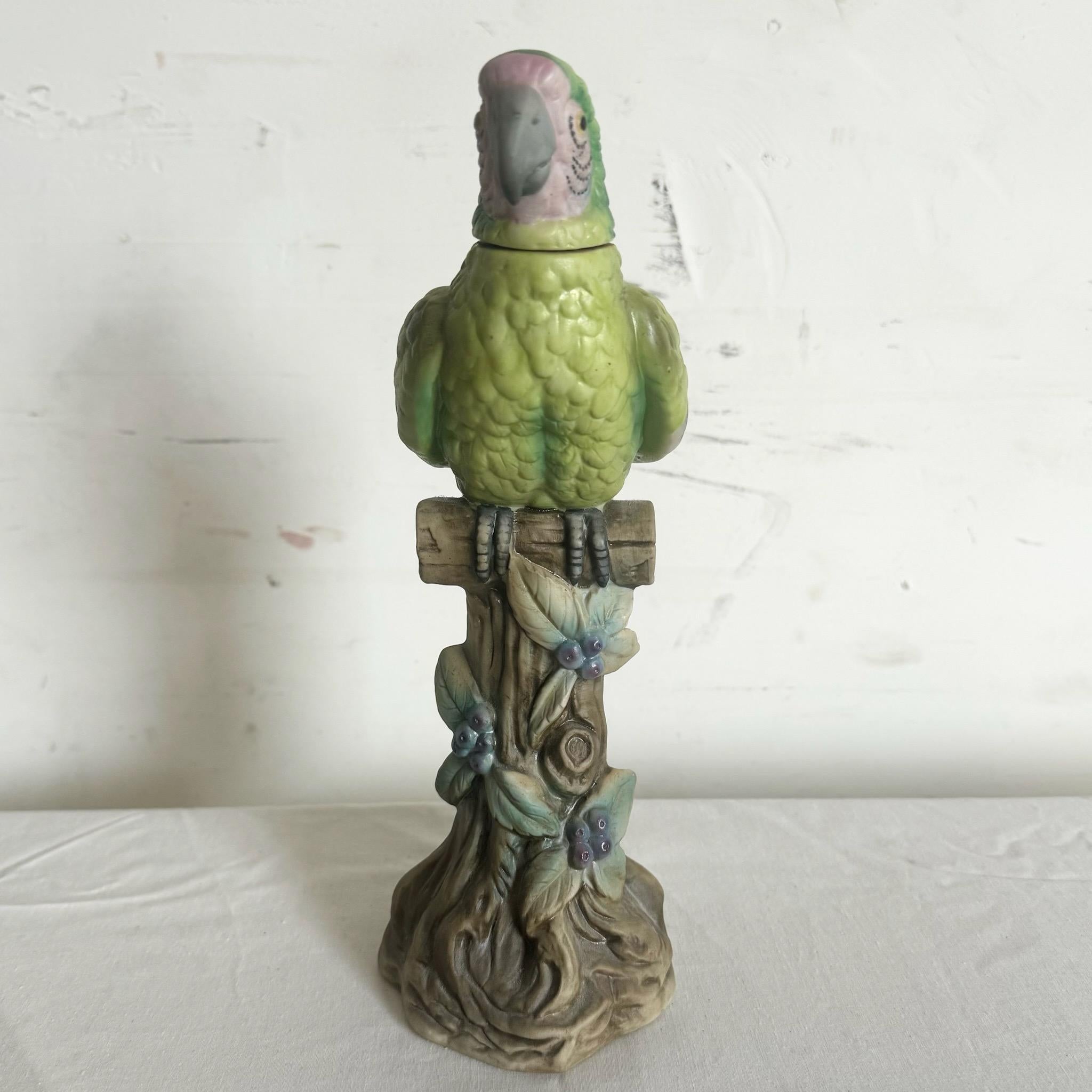 Ceramic Parrot Decmtor/Bottle by Arnart Imports Banfi Productions 1