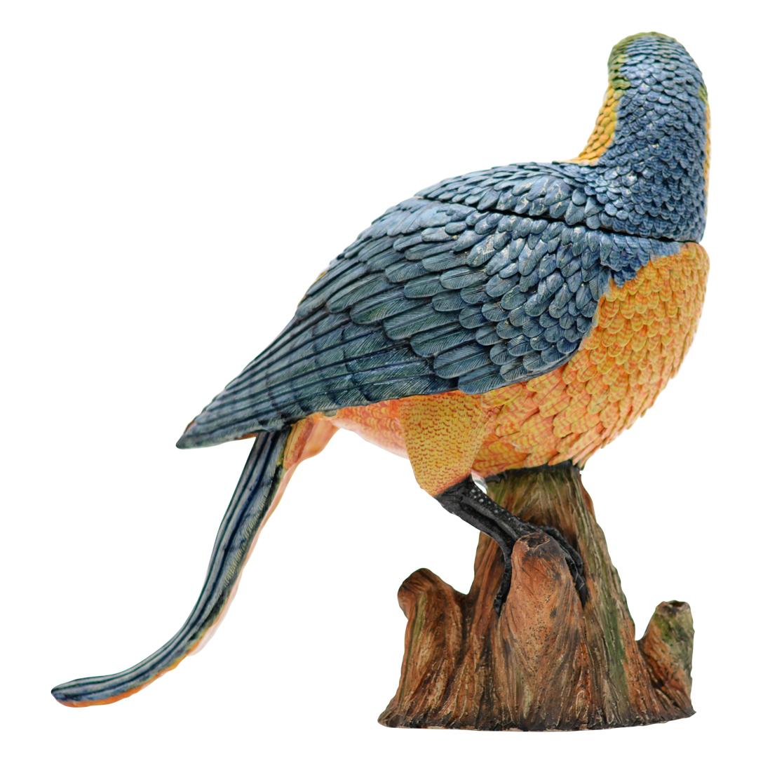 XXIe siècle et contemporain Soupière perroquet en céramique, fabriquée à la main en Afrique du Sud en vente