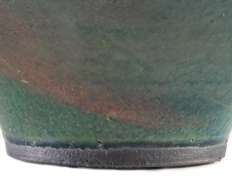 Ceramic Peackock Jar at 1stDibs