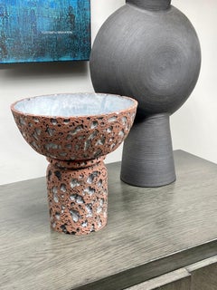 Ceramic Pedestal Bowl by LGS Studio