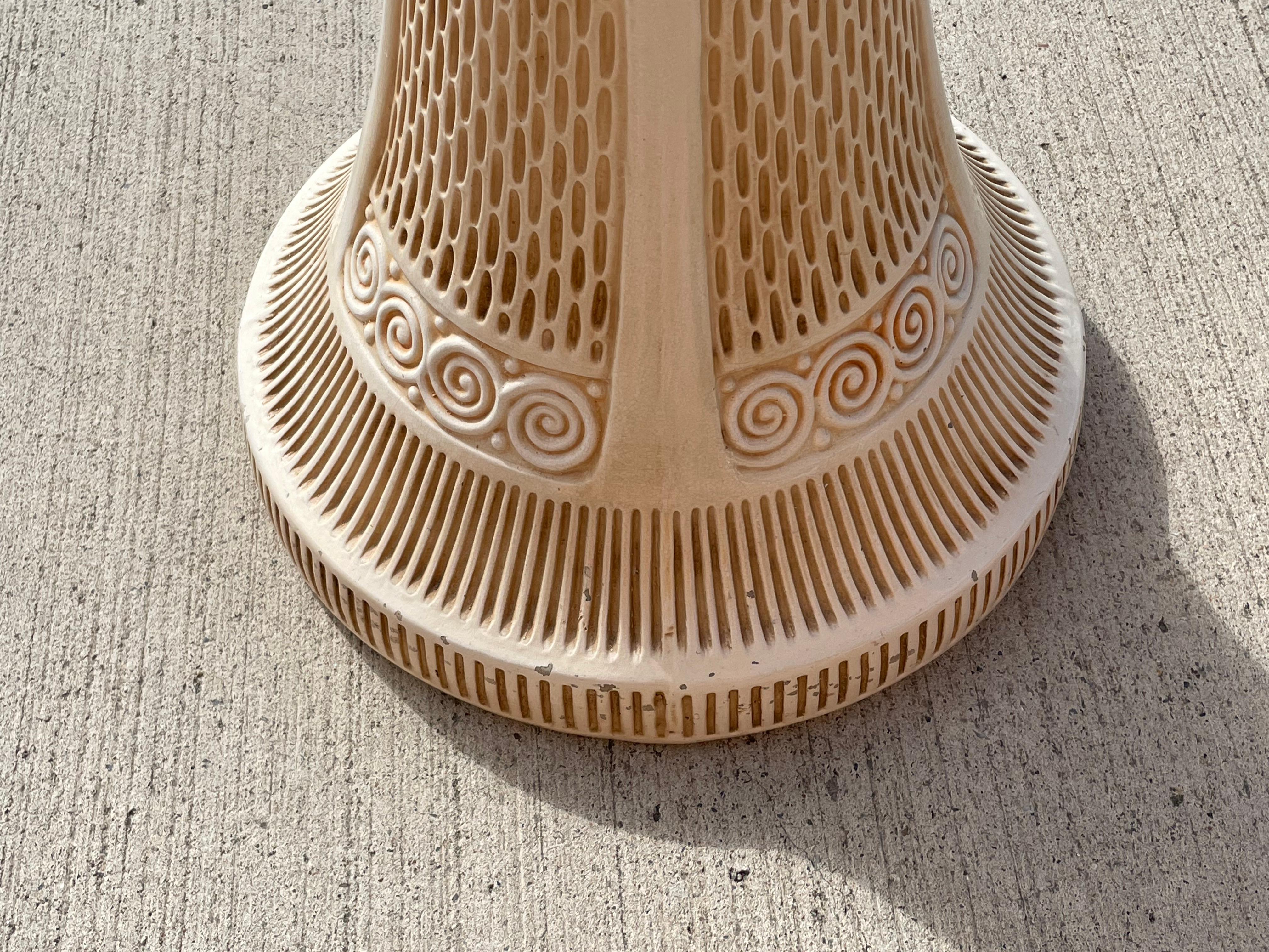 Ceramic Pedestal Plant Stand Plinth Made in England For Sale 1