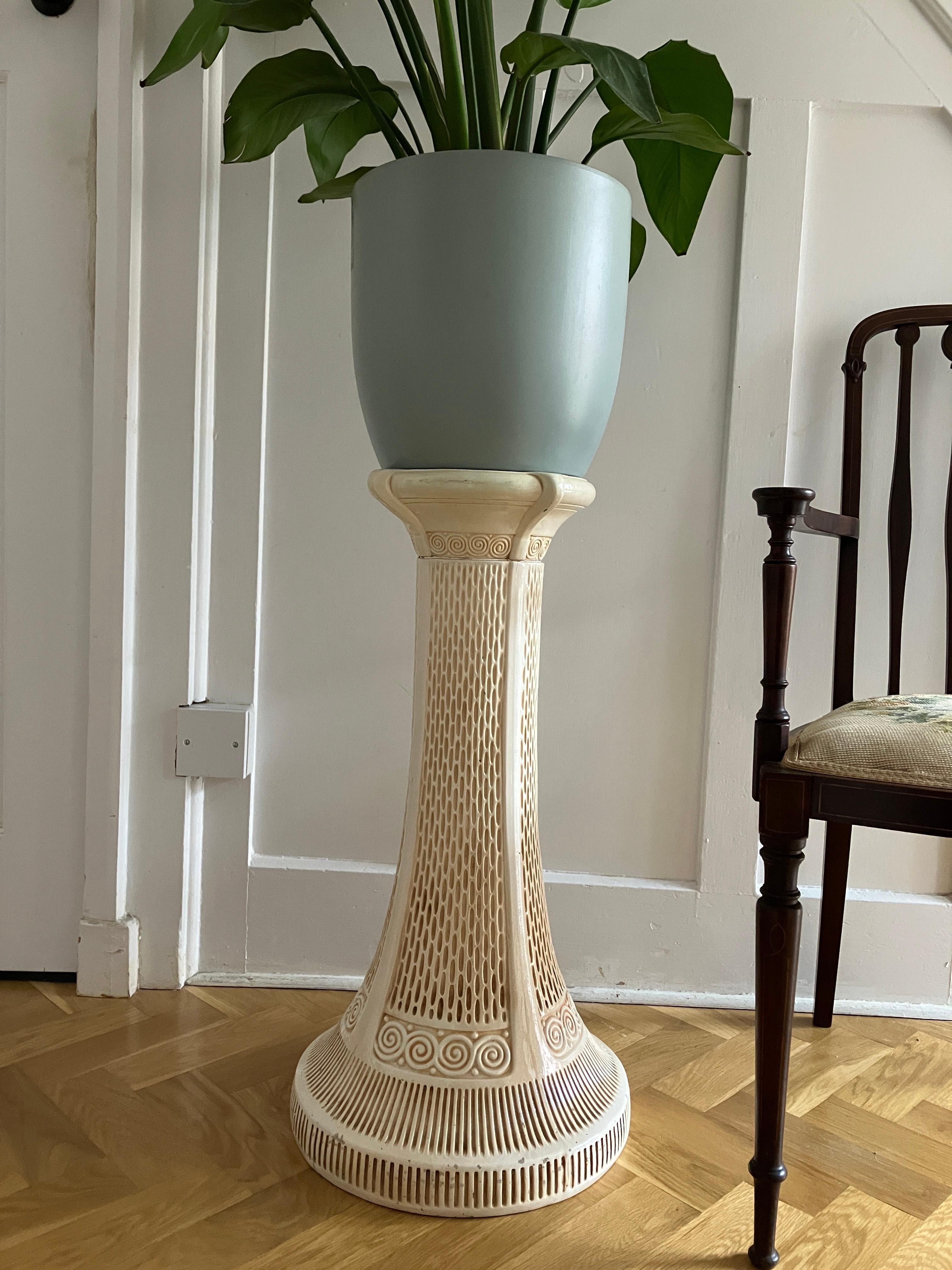 Bohème Socle en céramique pour plantes The Pedestal Plant Stand Plinth Made in England  en vente