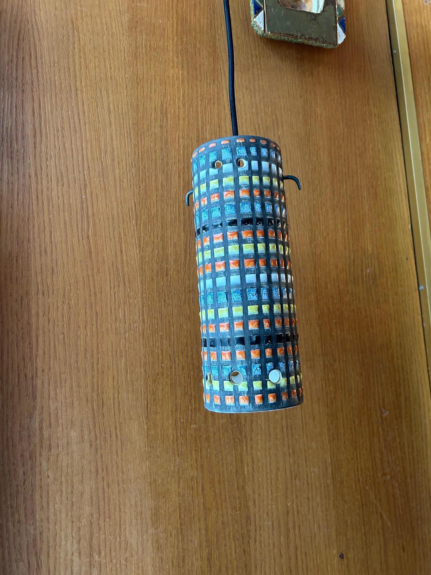 Moderno Ciondolo in ceramica di Roger Capron, Francia, anni '60 in vendita