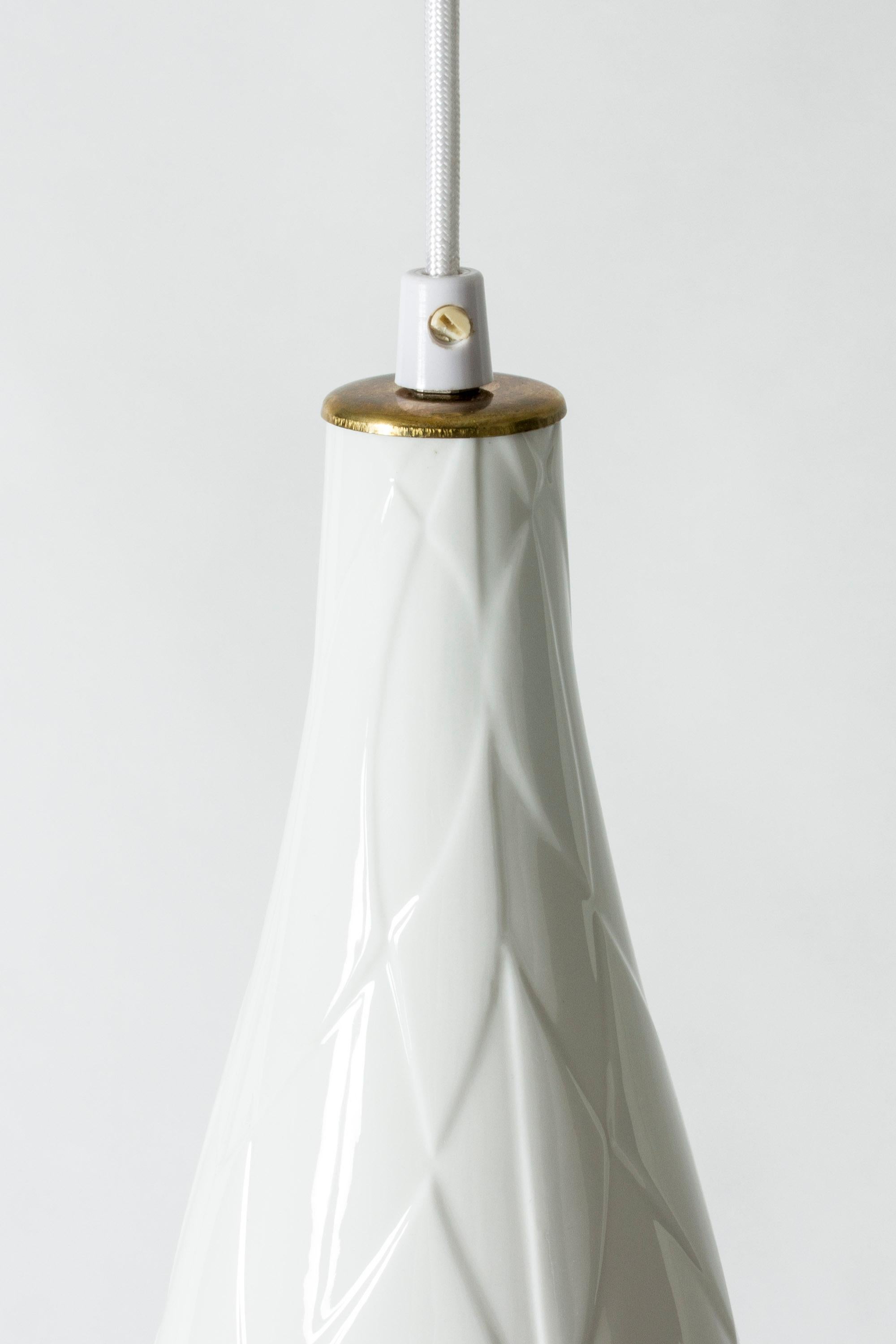 Ceramic Pendant Ceiling Lamp by Carl-Harry Stålhane for Rörstrand, Sweden, 1950s 1