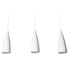 Plafoniere a sospensione in ceramica, Carl-Harry Stålhane, Rörstrand, Svezia, anni '50