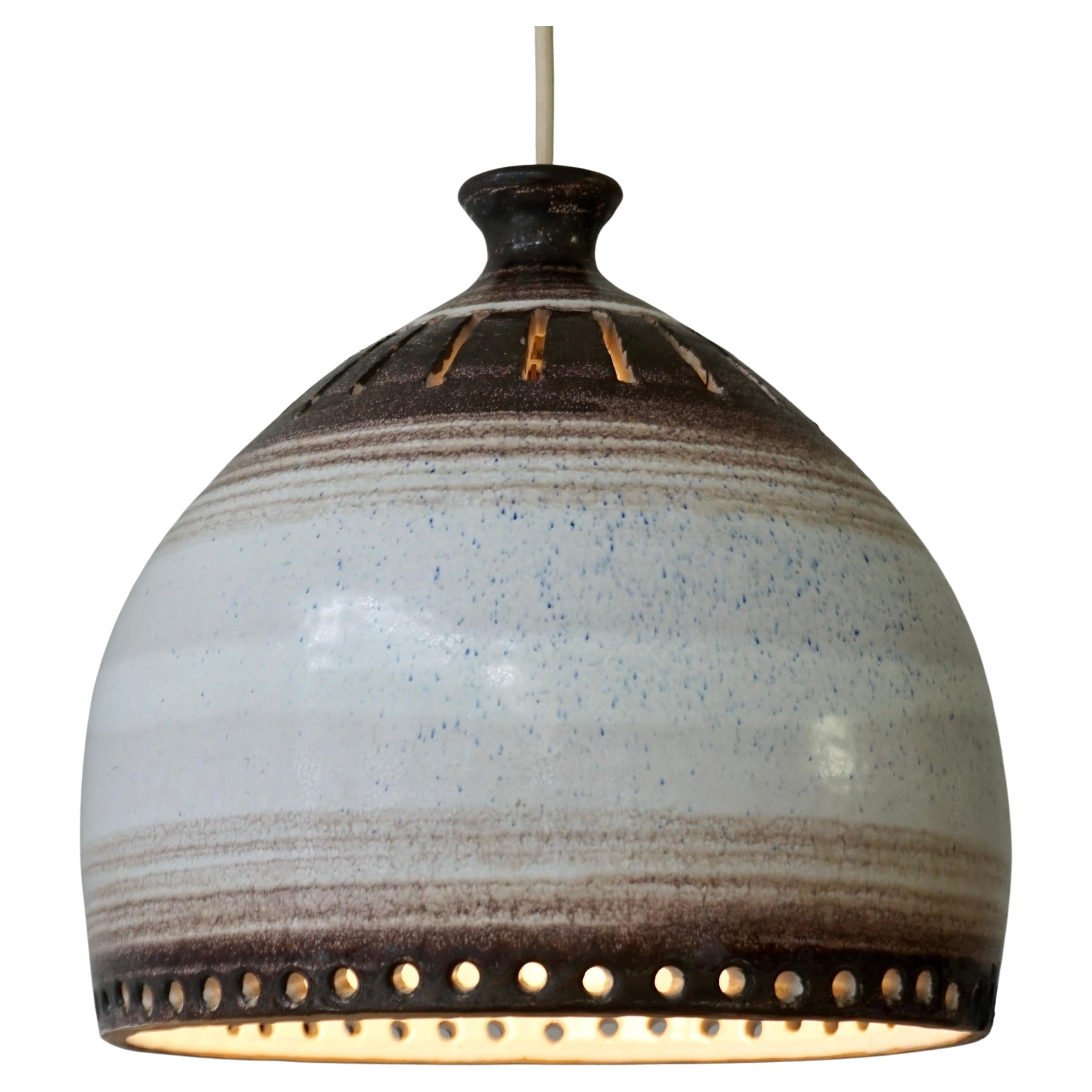 Ceramic Pendant Lamp by Georges Pelletier, 1960s