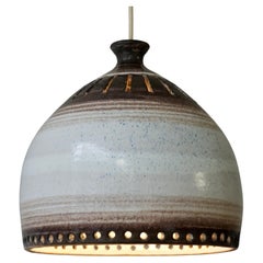 Ceramic Pendant Lamp by Georges Pelletier, 1960s