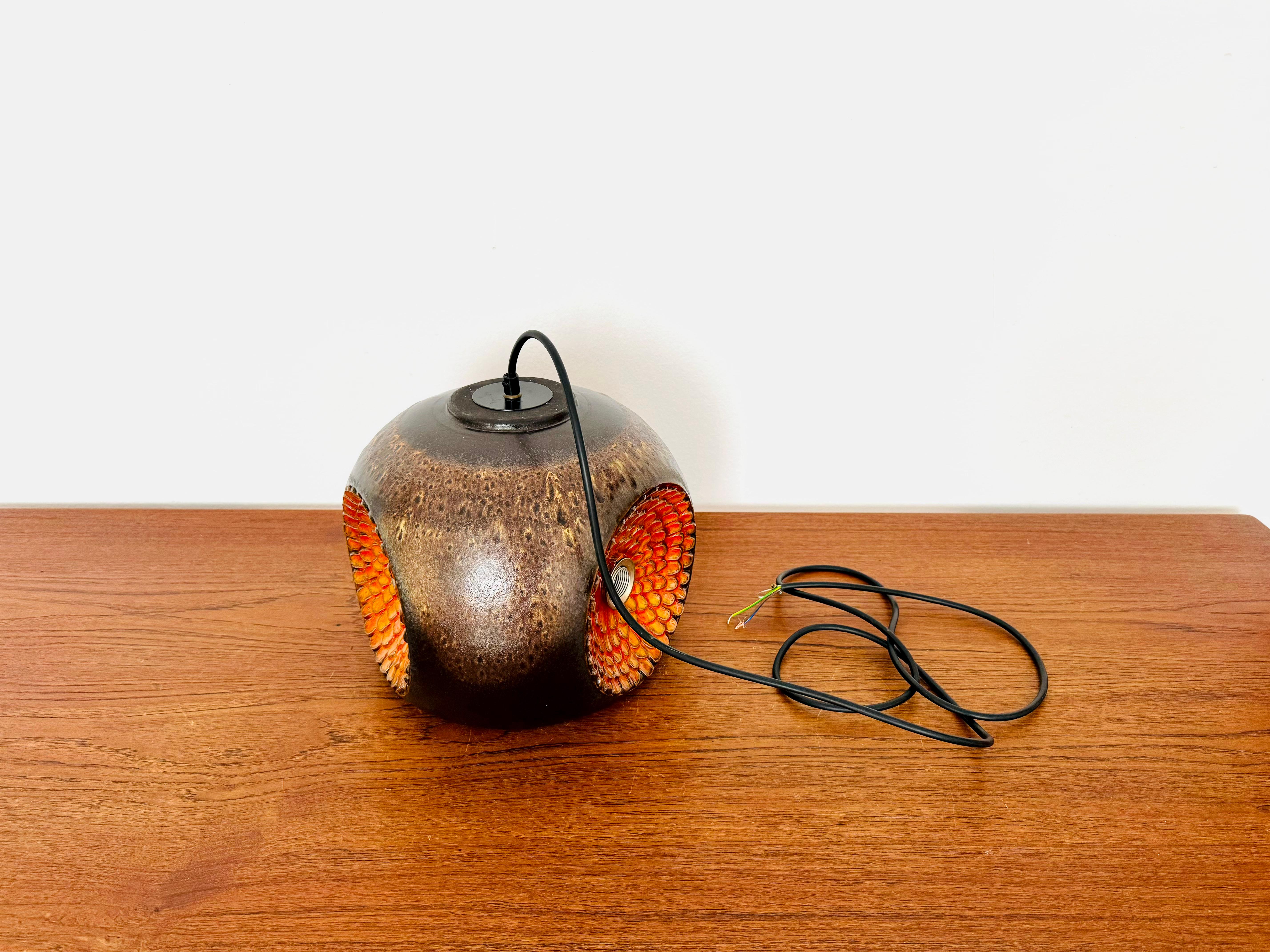 Lampada a sospensione in ceramica in vendita 5
