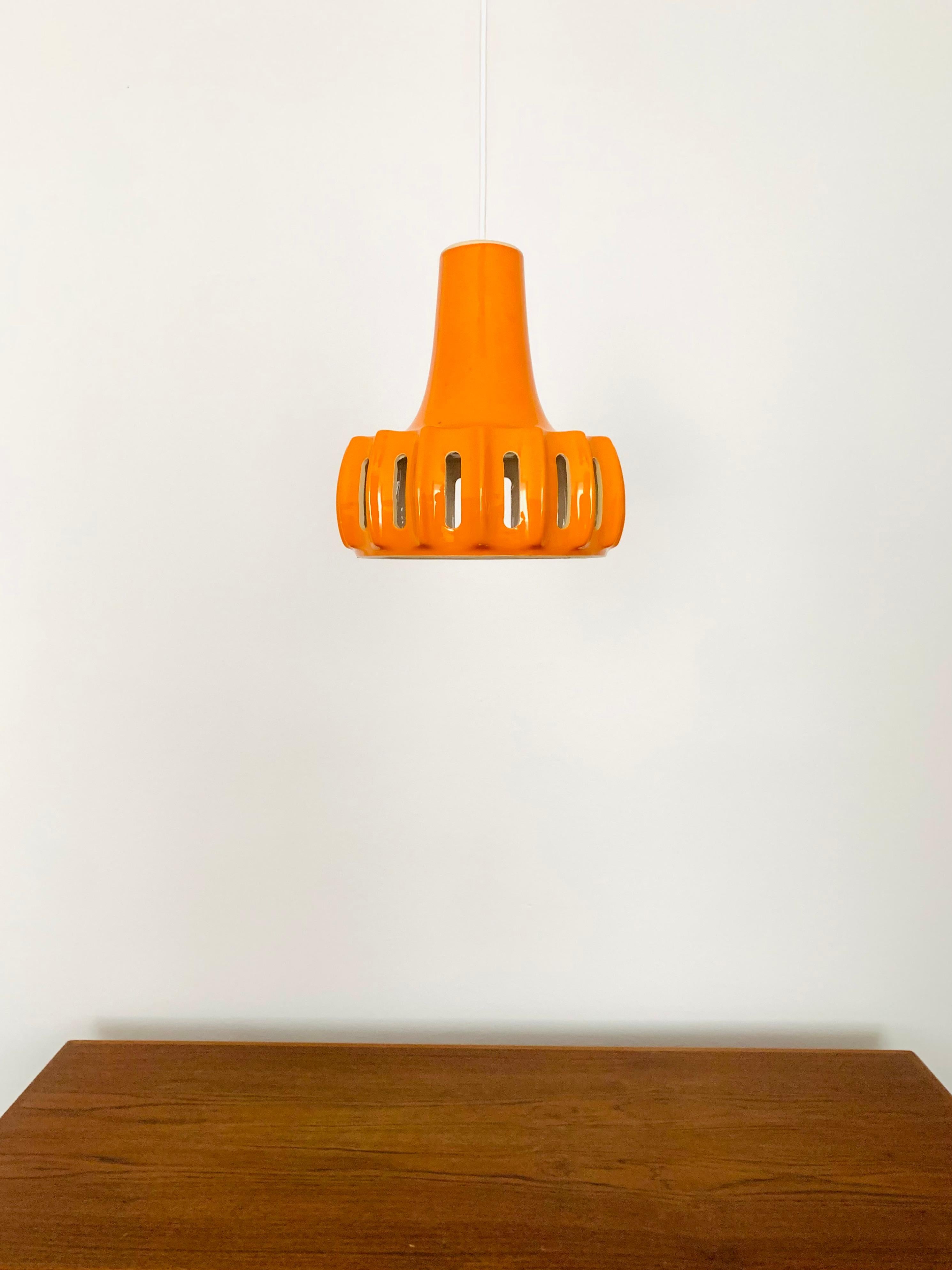 Ceramic Pendant Lamp In Good Condition For Sale In München, DE