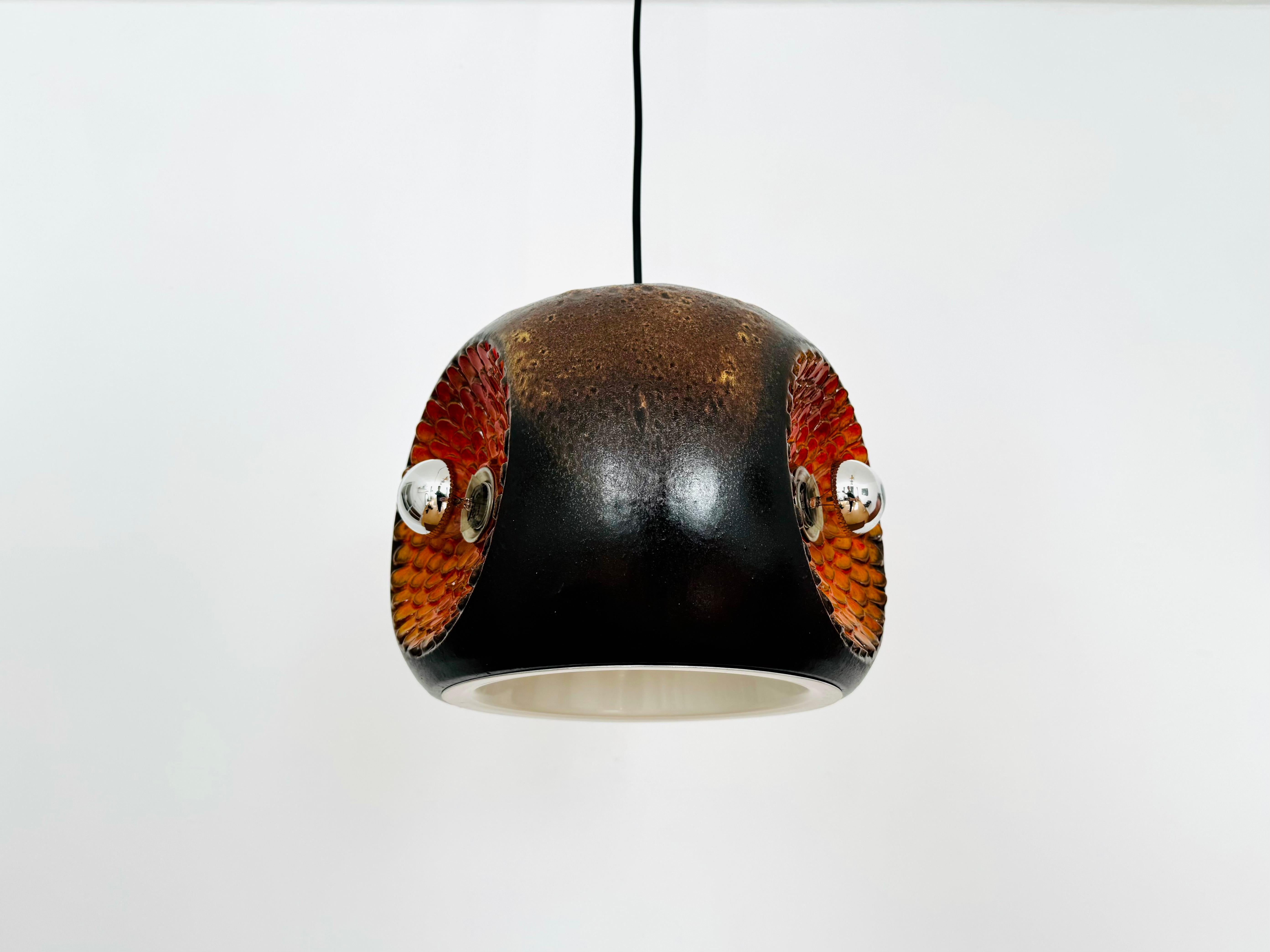 Lampada a sospensione in ceramica In condizioni buone in vendita a München, DE