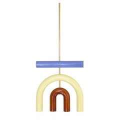 Lampada a sospensione in ceramica 'TRN D1' di Pani Jurek, Pistacchio, Greene & Greene